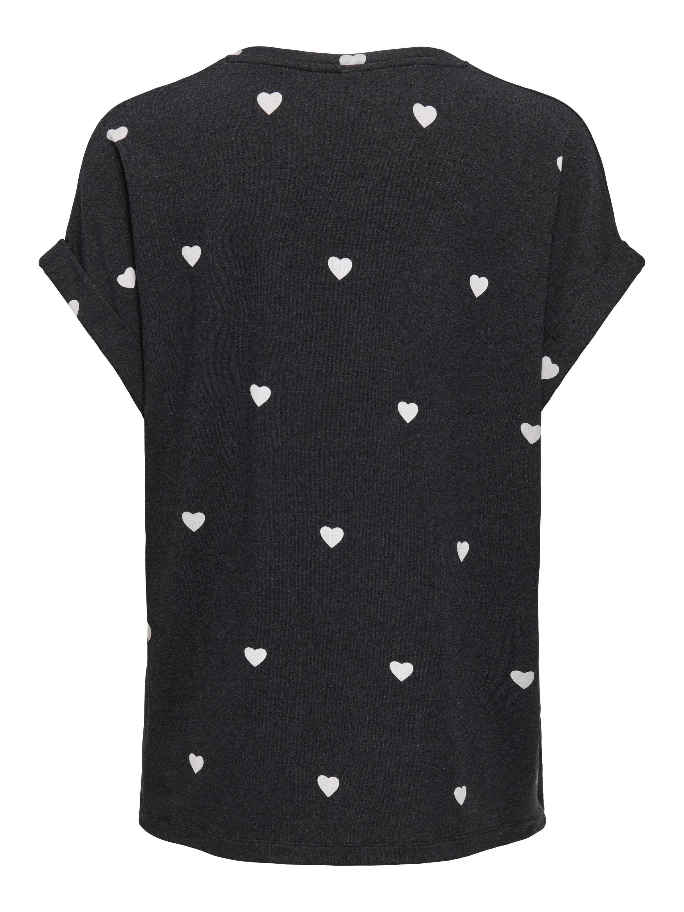 ONLY T-shirt à manches courtes »ONLMOSTER S/S AOP TOP CS JRS« mélange viscose, col rond
