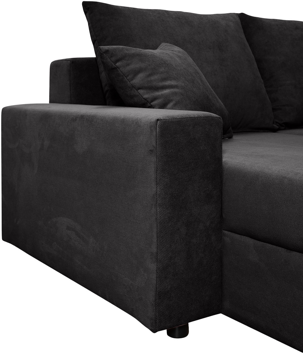 COLLECTION AB Wohnlandschaft »Pico U-Form« Wohnlandschaft,2 X Ottomane,Polyätherschaum Polsterung