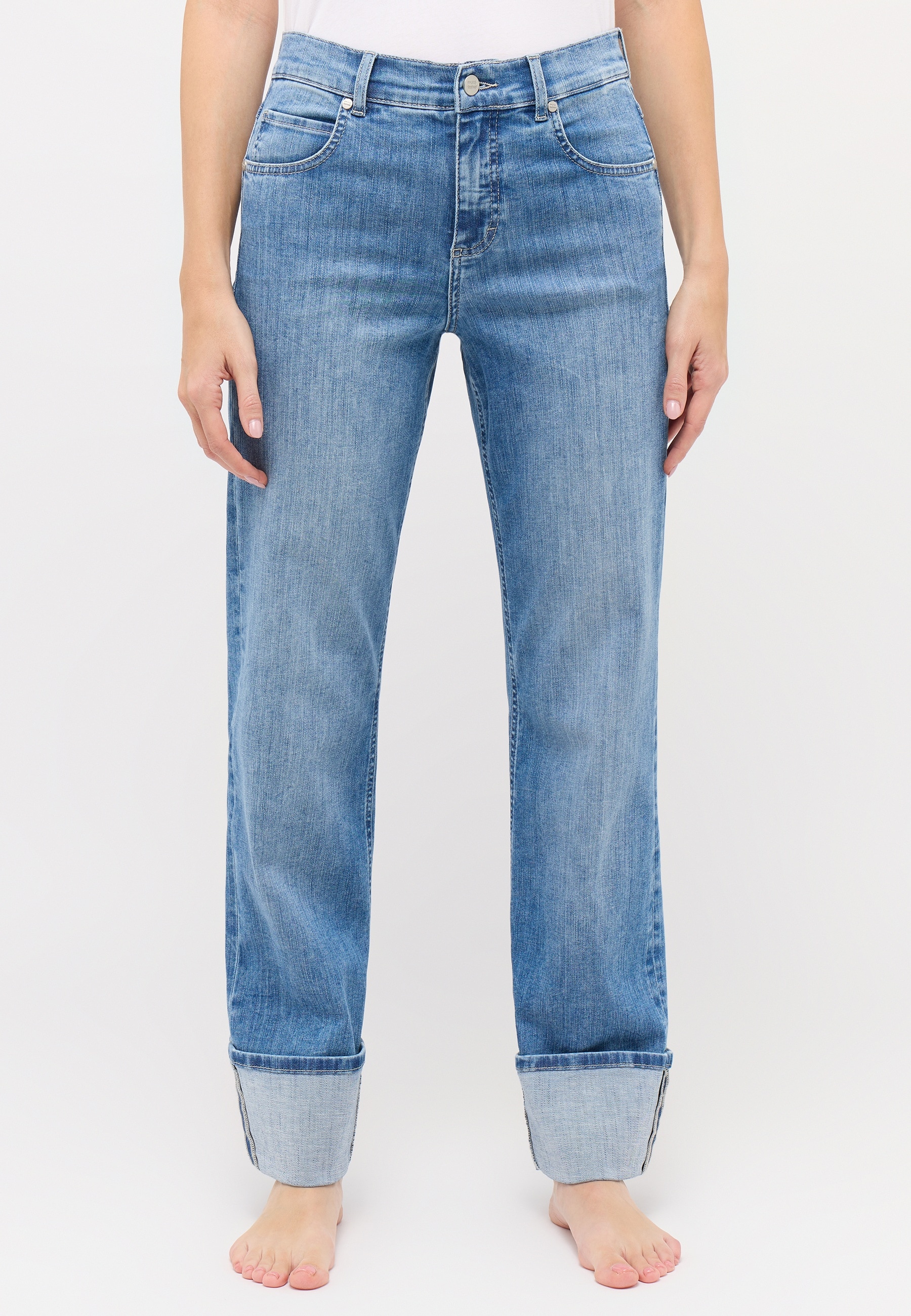 ANGELS Jeans droit »LARA TU« mit umgeschlagenem Bein