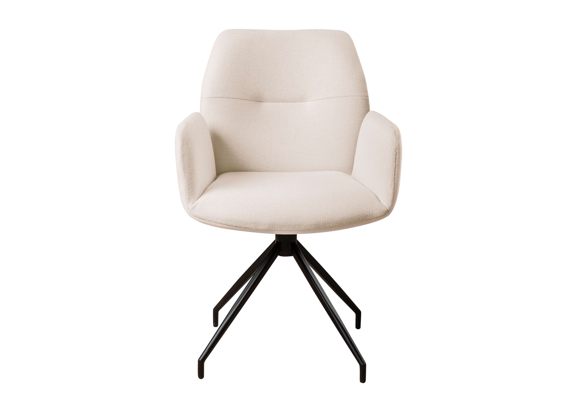 GOODproduct Chaise avec accoudoirs »Bruna Drehstuhl, Polsterstuhl, Esszimmerstuhl, Küchenstuhl, 4-Fussstuhl« () 360° drehbar, mit automatischer Rückstellung, 2-Stoff-Design