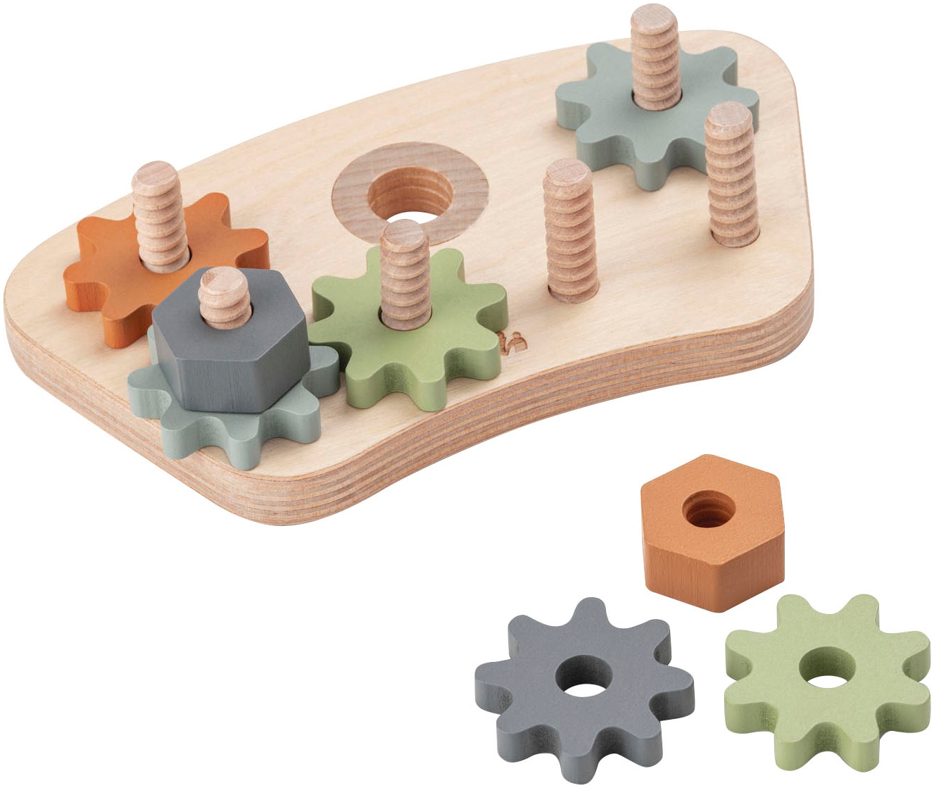 Hauck Planche de motricité »Play Repairing S Gears & Nuts« FSC® - schützt Wald