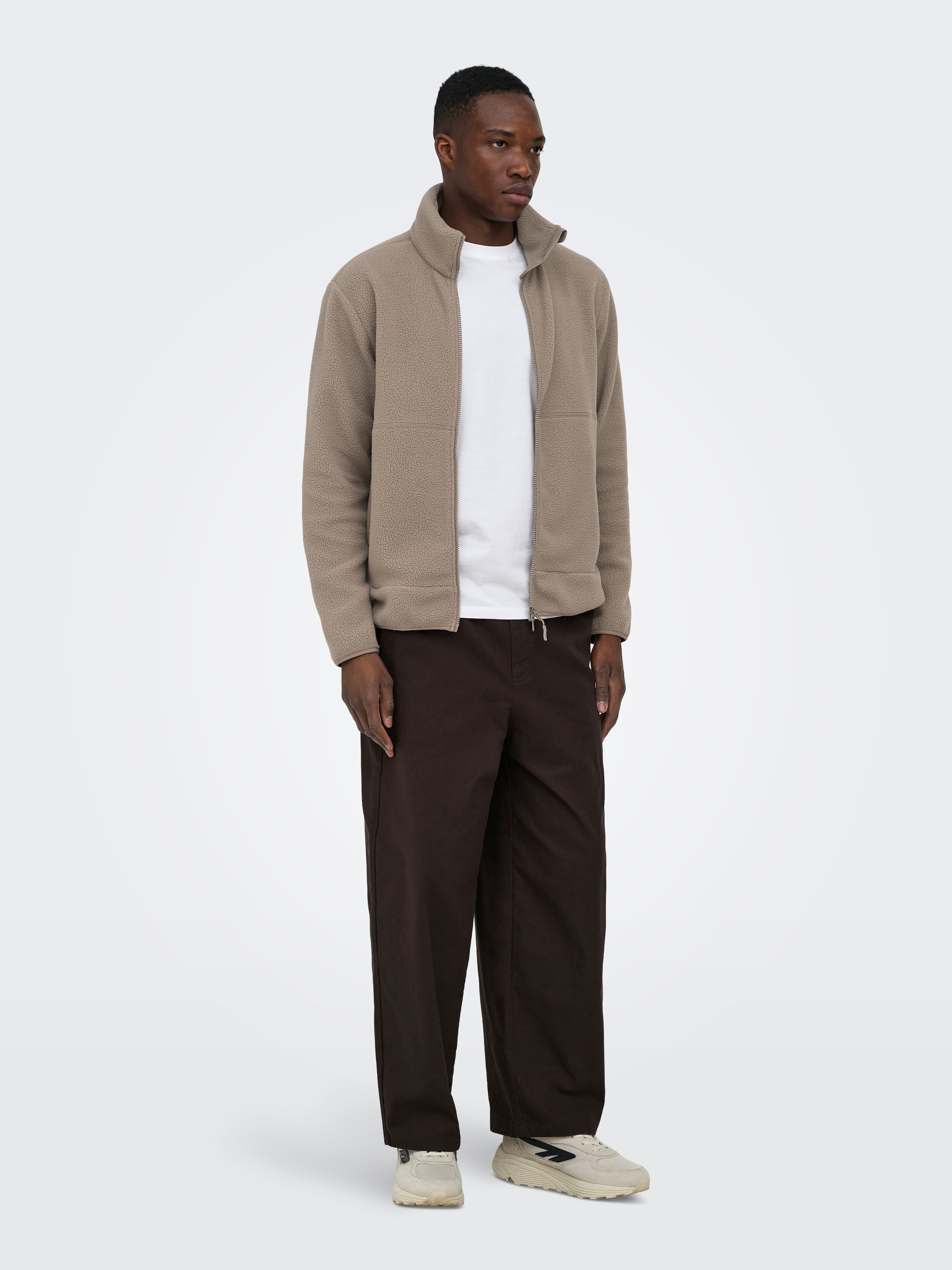 ONLY & SONS Fleecejacke »ONSJASON PRTC FLEECE JACKET OTW NOOS« Polyester, regular fit