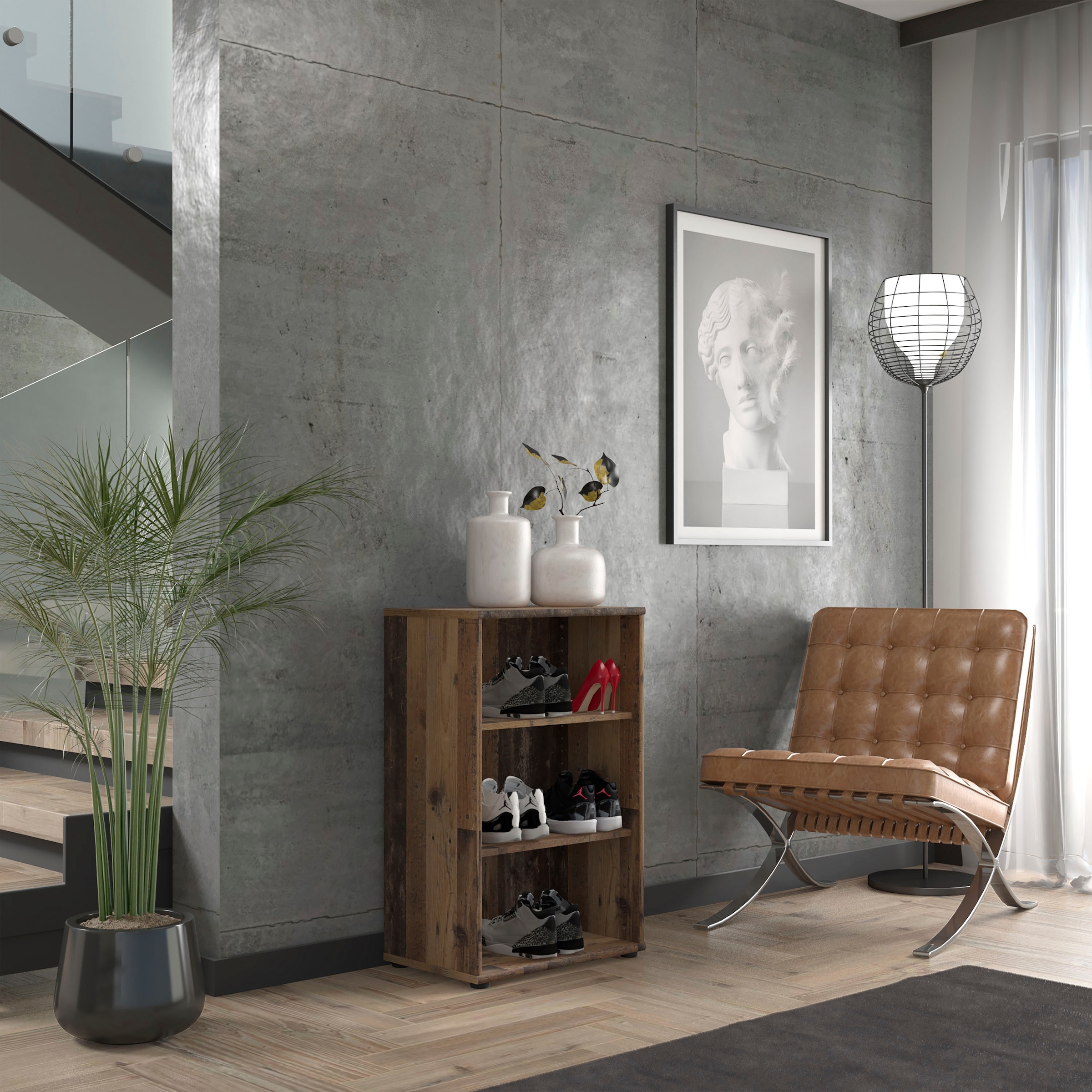 FORTE Étagère »Tempra, Mehrzweckregal Höhe  85,5cm, 2 Ablageböden« largeur env. 54 cm