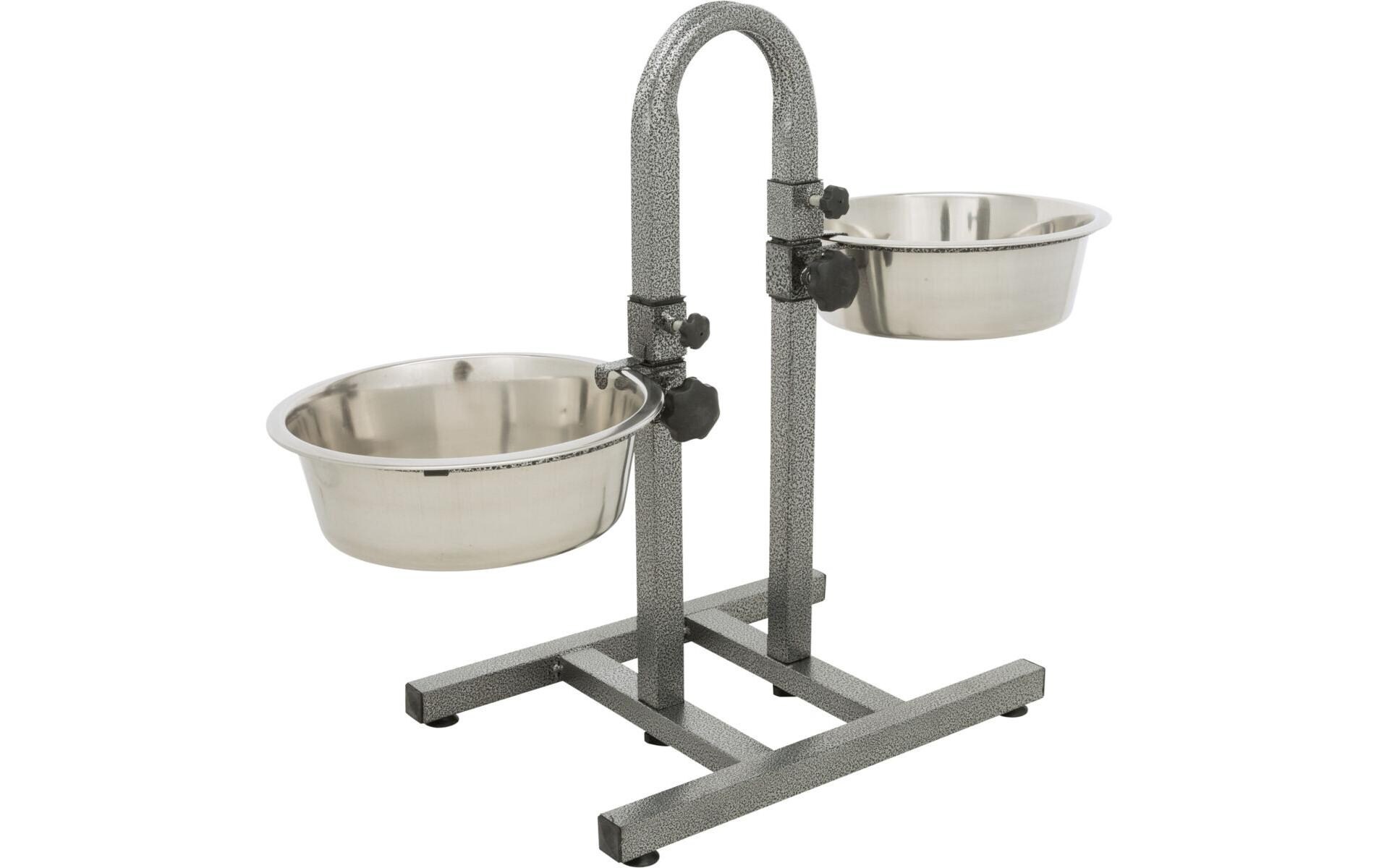 TRIXIE Futternapf »Hundebar 2,8 l, ø 24 cm« Höhe dreifach-verstellbar (29/36/43 cm), Spülmaschinen geeignet
