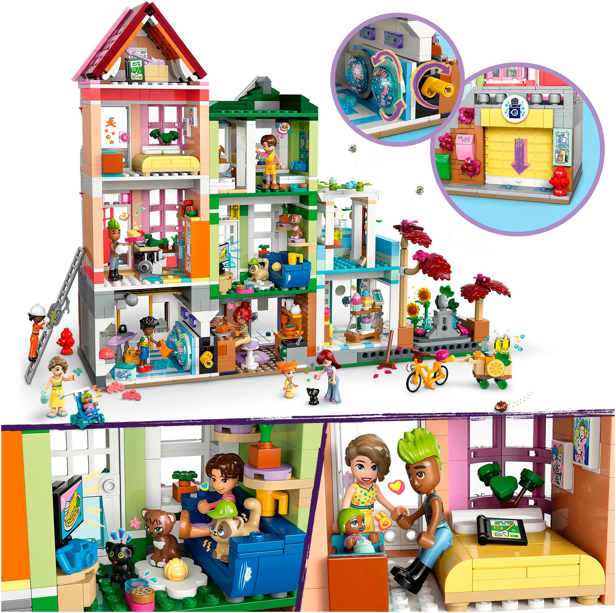 LEGO® Pions de construction »Heartlake City Wohn- und Einkaufsstrasse (42670), LEGO Friends« Made in Europe