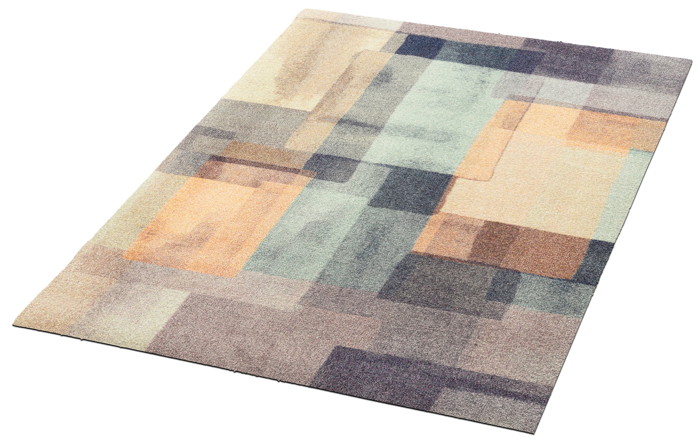 wash+dry by Kleen-Tex Tapis »und Läufer Gentle Blocks« Rectangulaire 9 mm Höhe