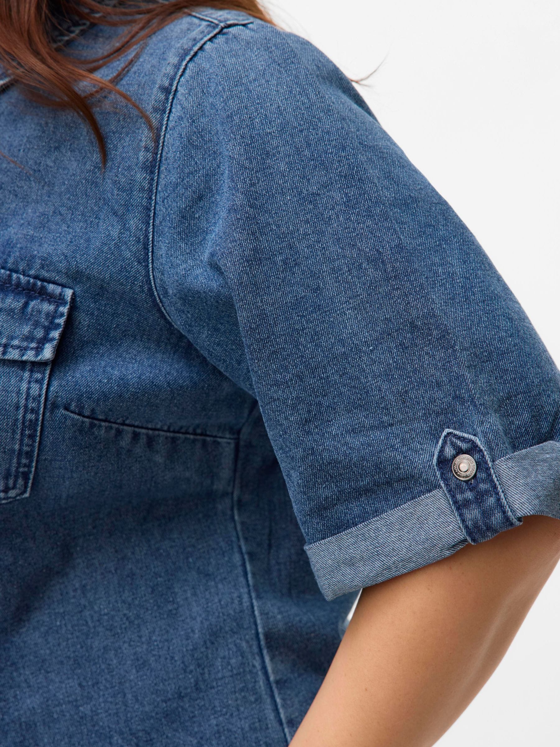 Vero Moda Curve Robe en jean »VMCJENNIE SS SHORT DENIM DRESS GA CUR«