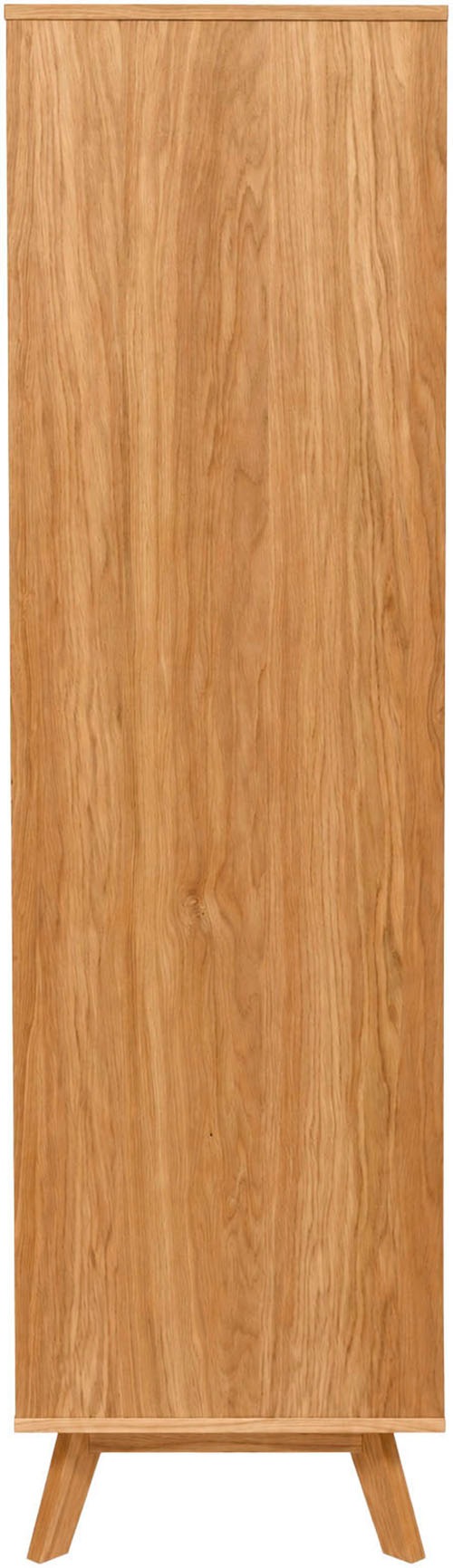 Woodman Vitrine en verre »Kensal« au design scandinave épuré, placage chêne, FSC®