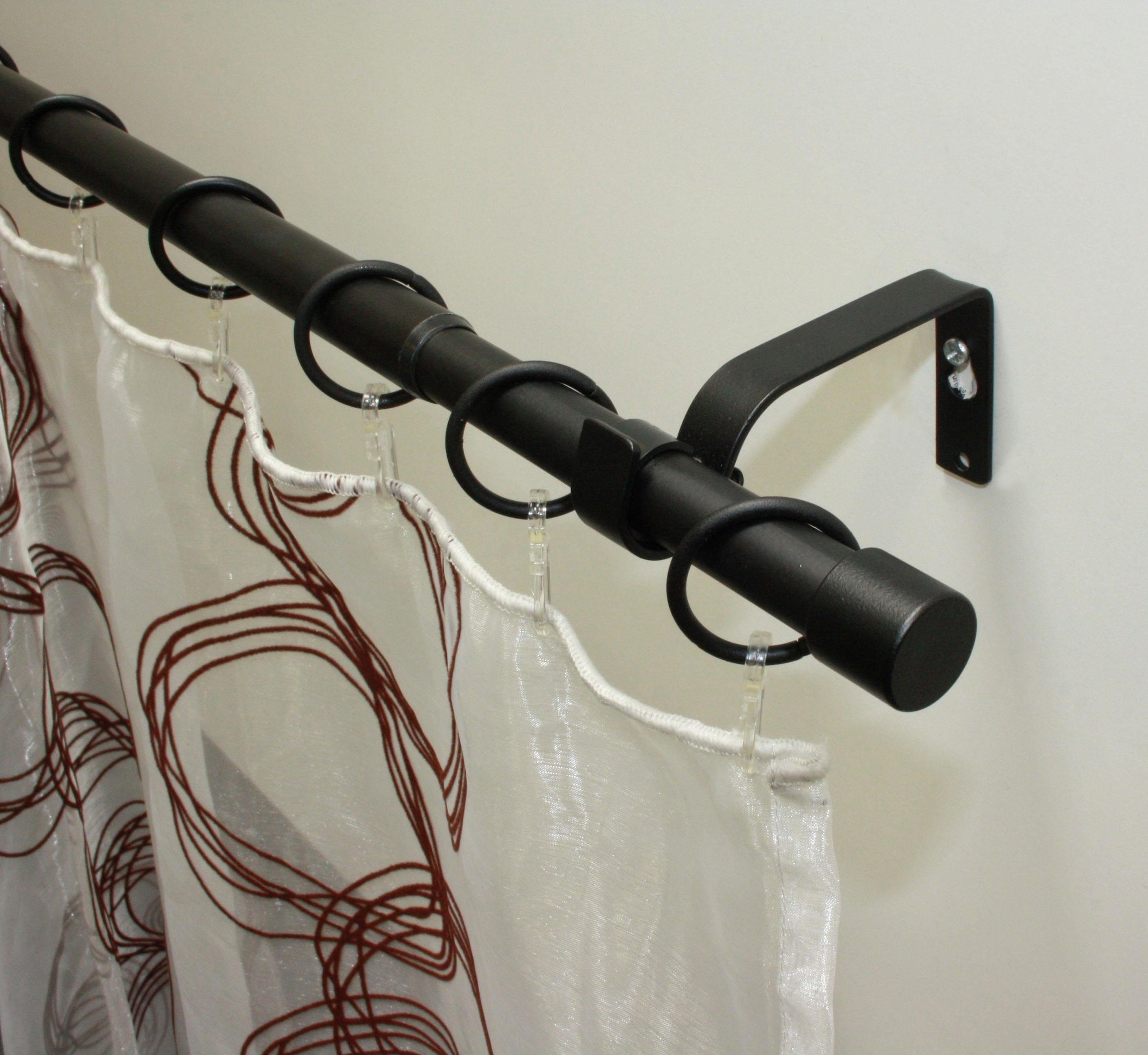 GARDINIA Gardinenstange »Set Metall« Ø 19 mm 1 läufig-läufig ausziehbar 1-Lauf