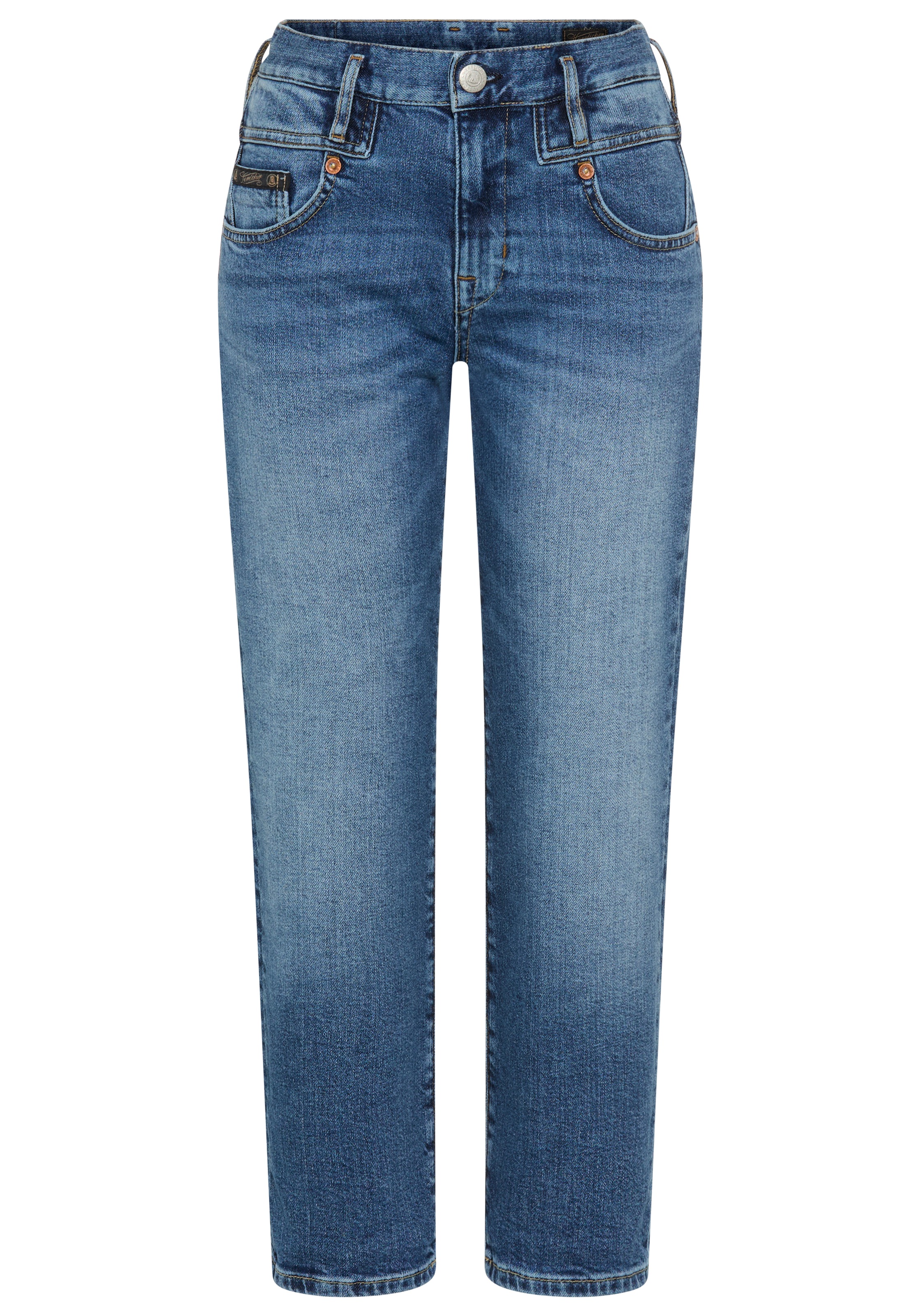 Herrlicher Jeans à 5 poches »Breezy Cropped Denim« Coupe droite