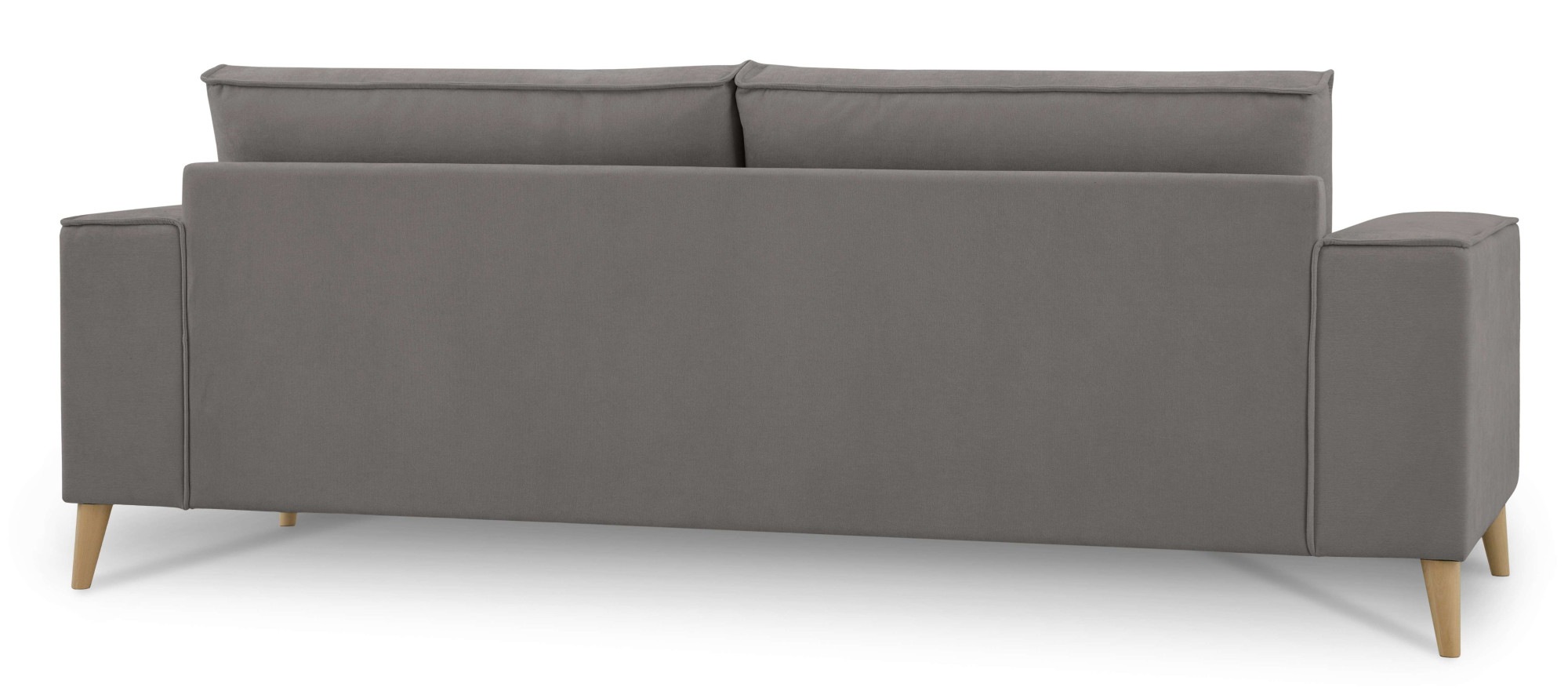 GOODproduct 3-Sitzer »Oland Skandi, weicher Chenille-Stoff« 224 cm, Wellenunterfederung, Skandi-Design, Massivholzfüsse