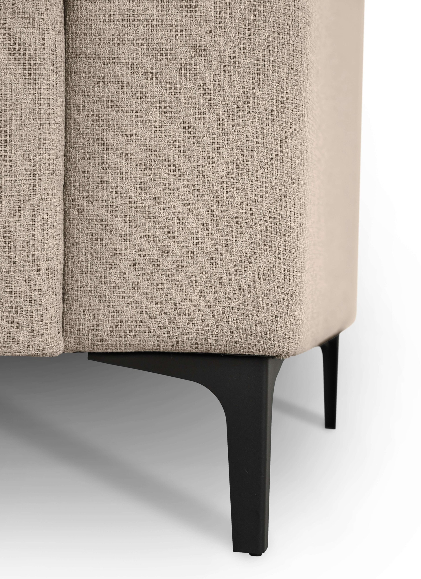 Home affaire Wohnlandschaft »Tournon U-Form, XXL Sofa, Breite 333 cm, Webstoff, Chenille« Designsofa im nordischen Stil, Wellenunterfederung, Metallfüsse