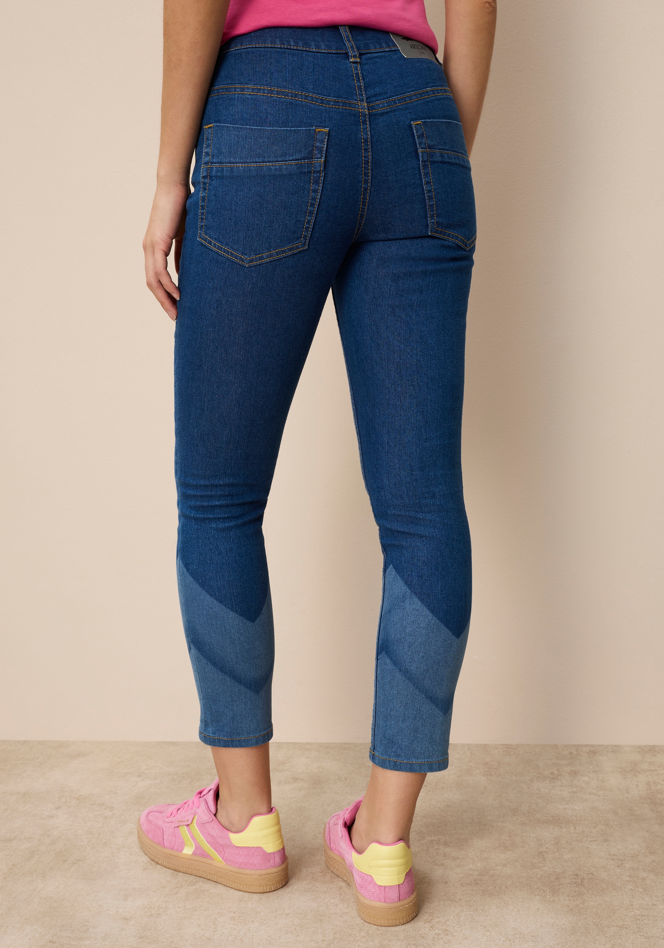 Arizona Jeans 7/8 schmale Beinform, 7/8-Länge, Slim Fit, aus elastischem Denim