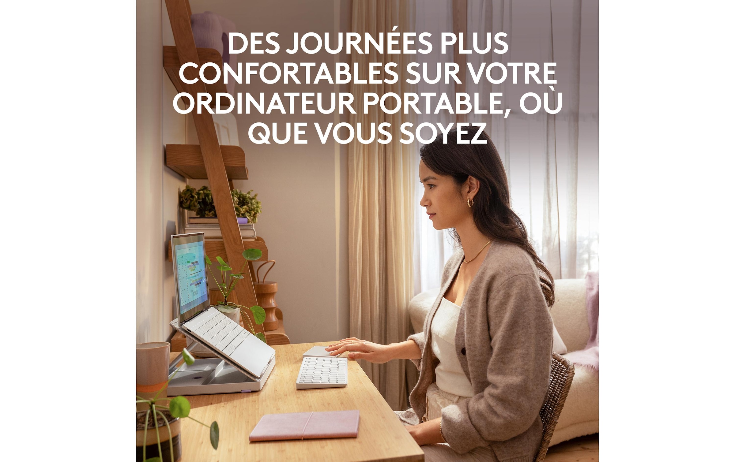 Logitech Clavier de tablette »Cover Casa Pop-Up Desk« ()