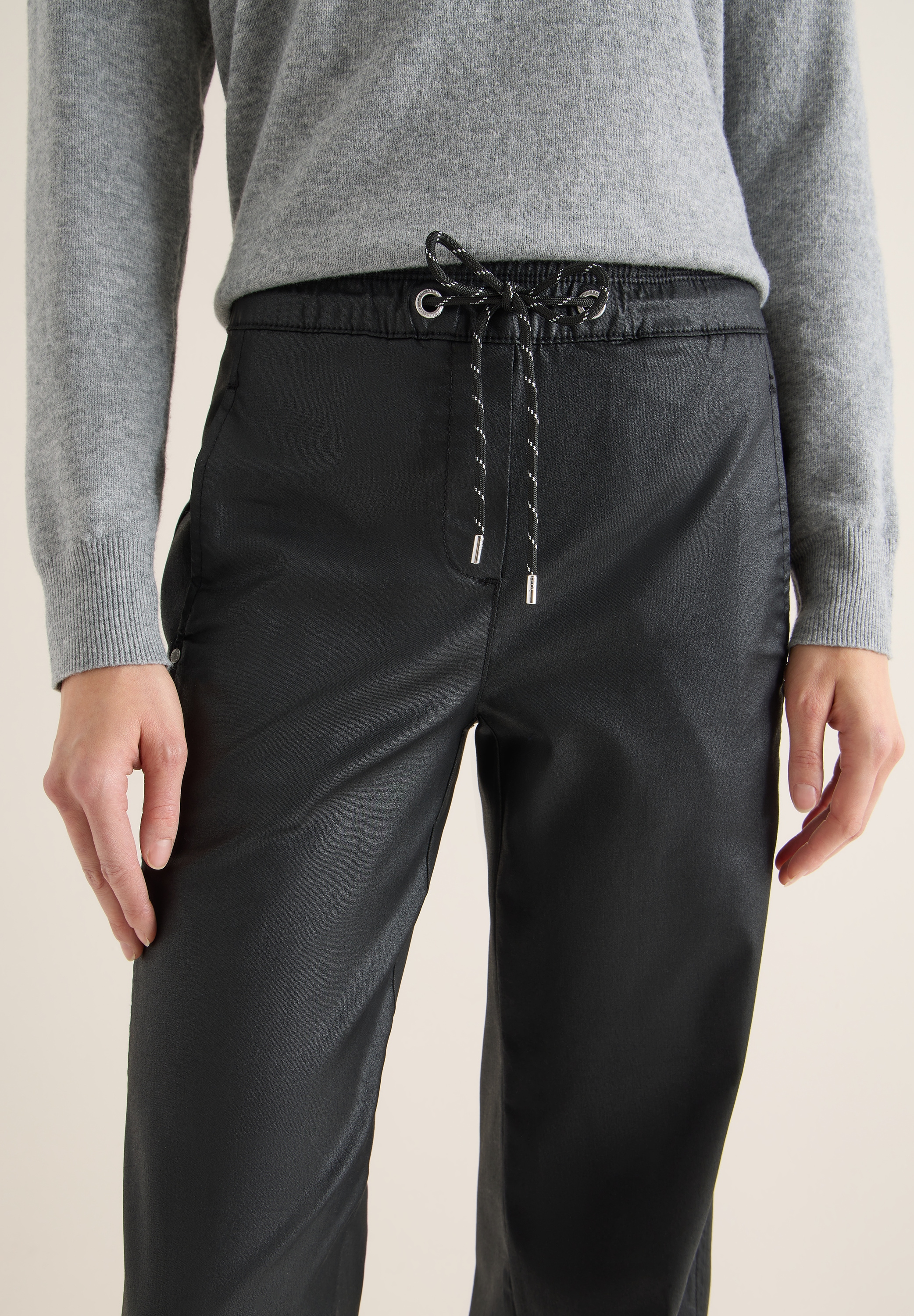 Cecil Pantalon à enfiler »Style NEELE«  im Leder-Look
