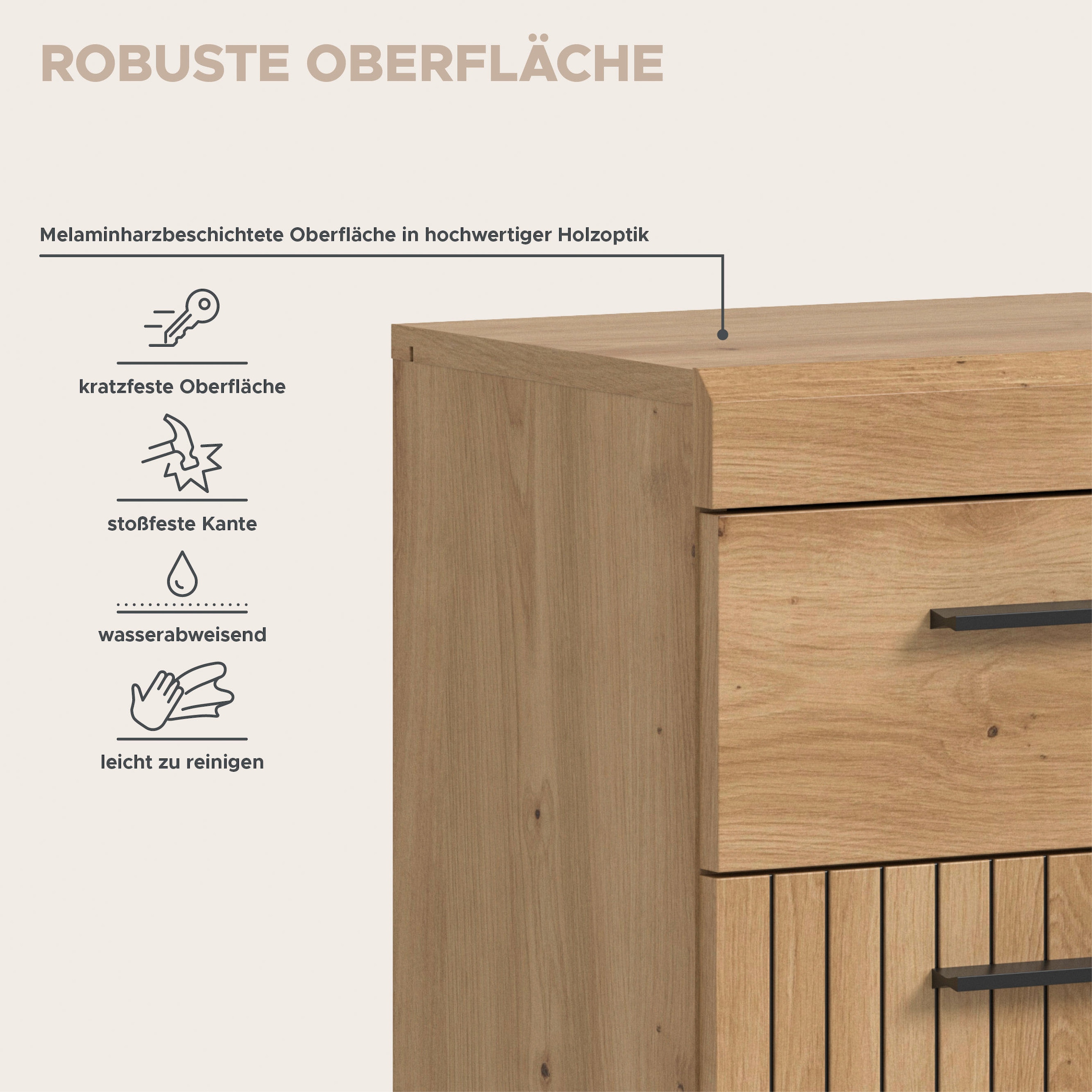 welltime Armoire basse »SIENA, Breite 37cm, 1 Tür, 1 Schubkasten, 2 Fächer, MDF-Front« BEST-SELLER !, 1 cuis tlg. disponible en plusieurs couleurs, meubles de salle de bain, armoire de salle de bain, commode, salle de bain