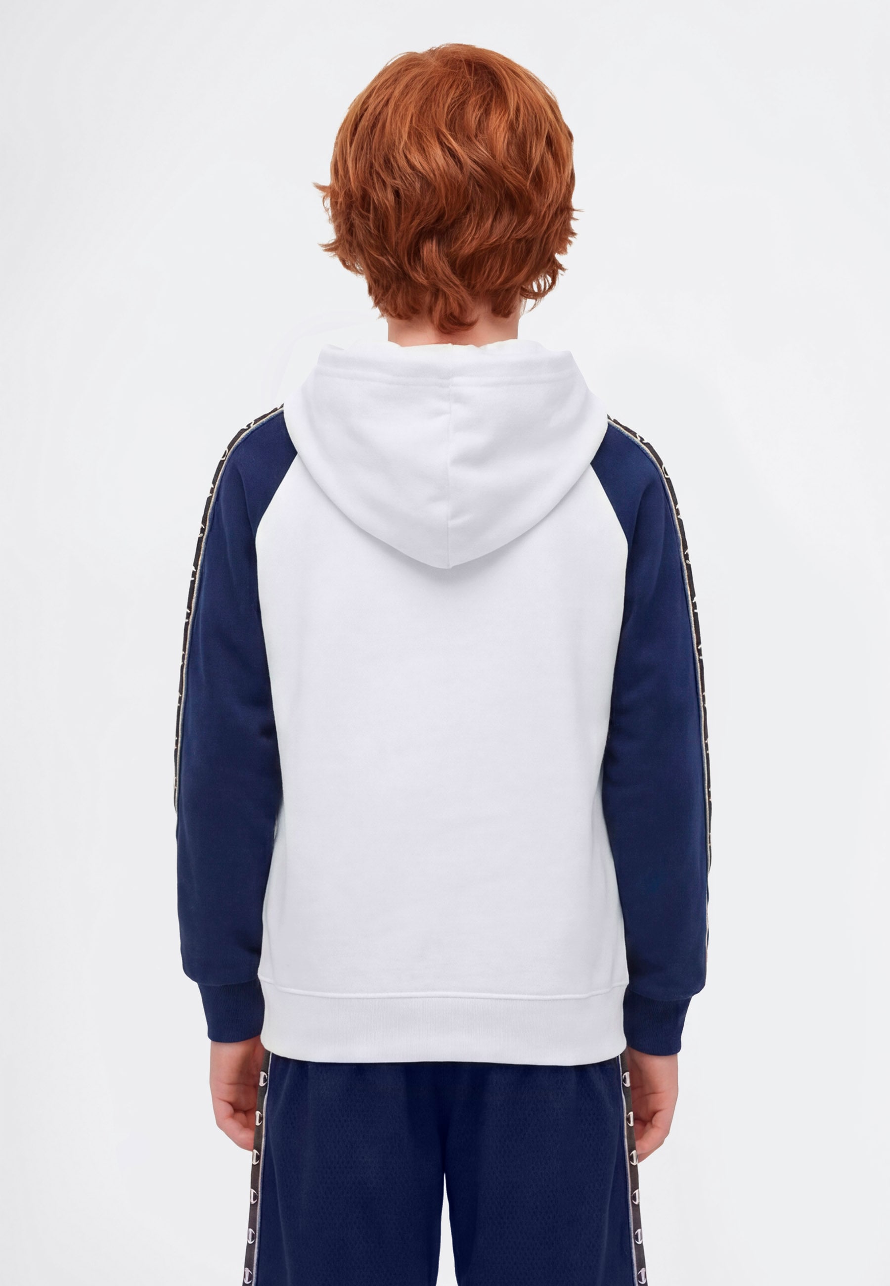 Champion Sweat à capuche »Sports-inspired Terry Hoodie with Tape detailing«, für Kinder, sportlich inspiriert, mit Kapuze, normale Schnittform
