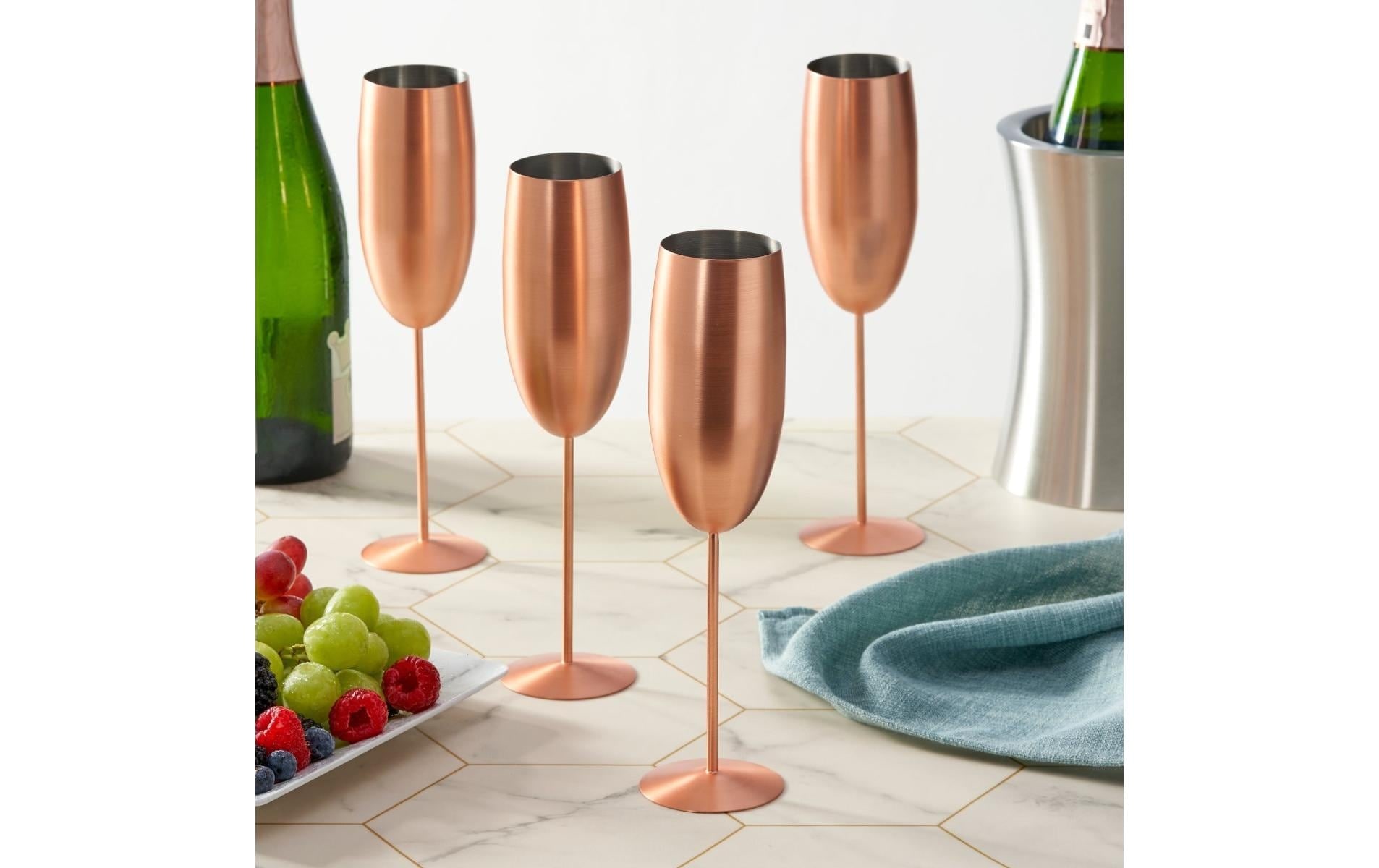   Flûte à champagne »Oak & Steel 285 ml, 4 Stück«