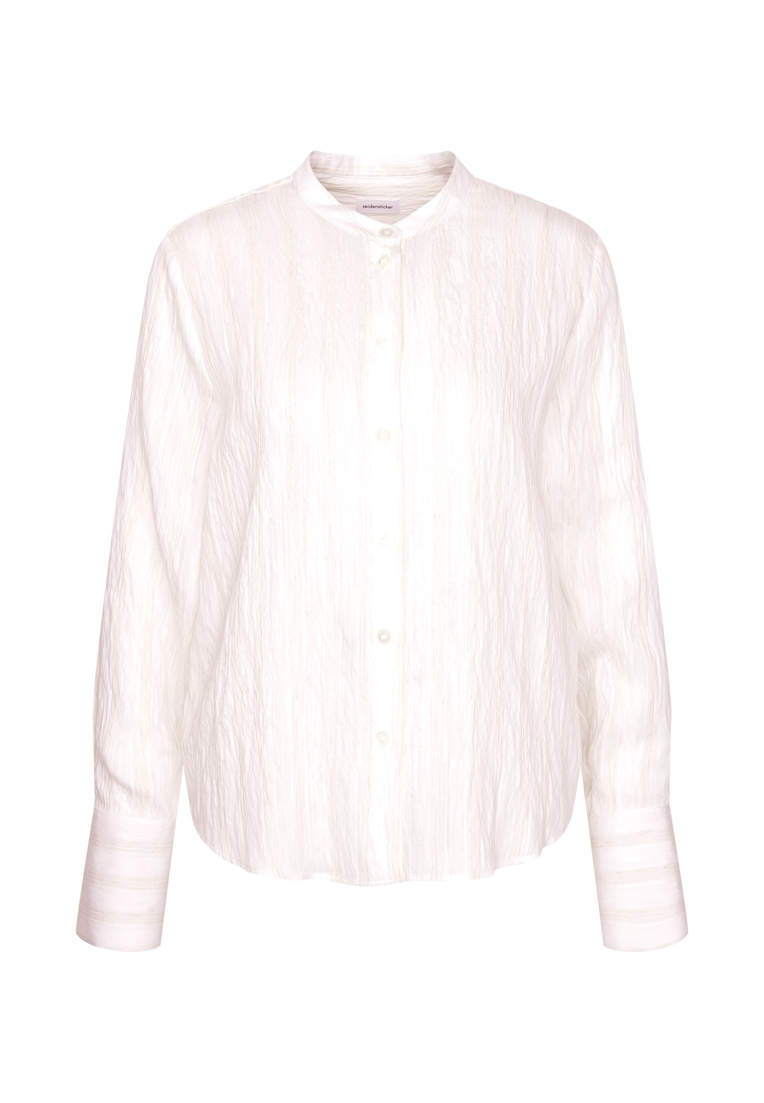 seidensticker Blouse classique col rond 1/1 rayé
