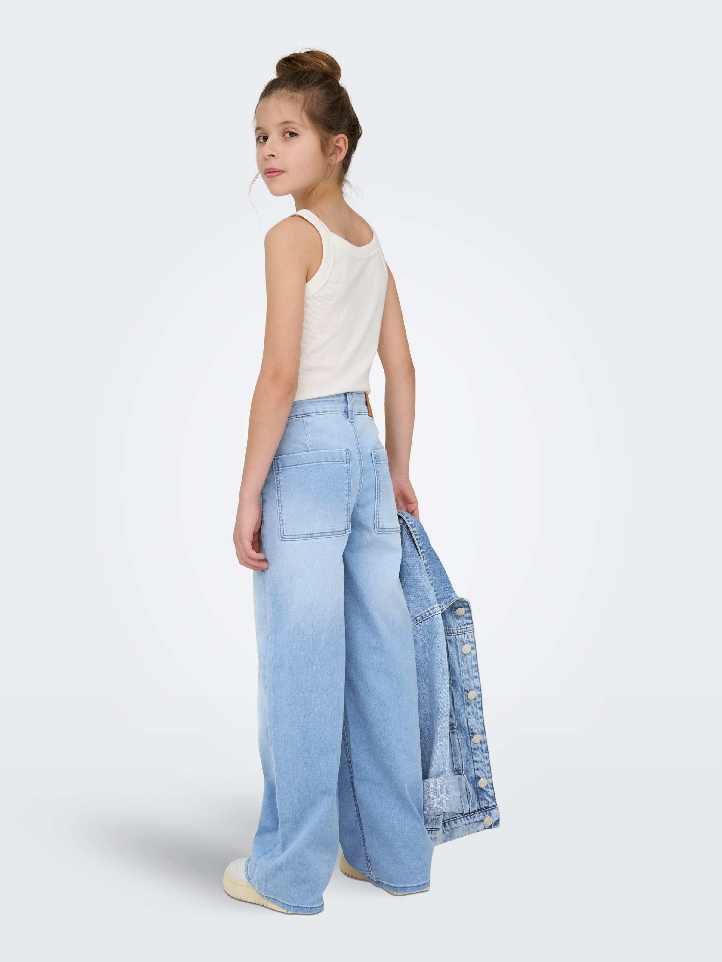 KIDS ONLY Weite Jeans »KOGSYLVIE CLEAN WIDE LEG LB DNM PIM NOOS«