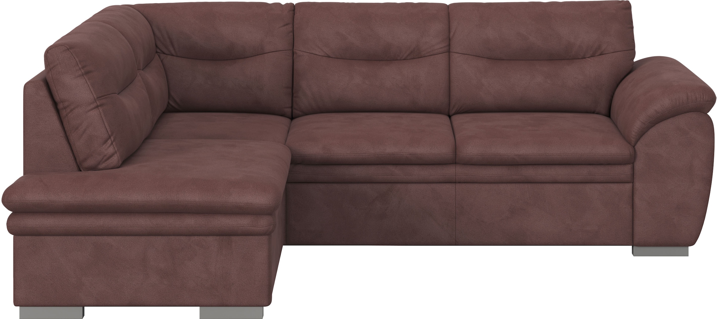 COTTA Ecksofa »Leandra L-Form« wahlweise mit Bettfunktion & Bettkasten