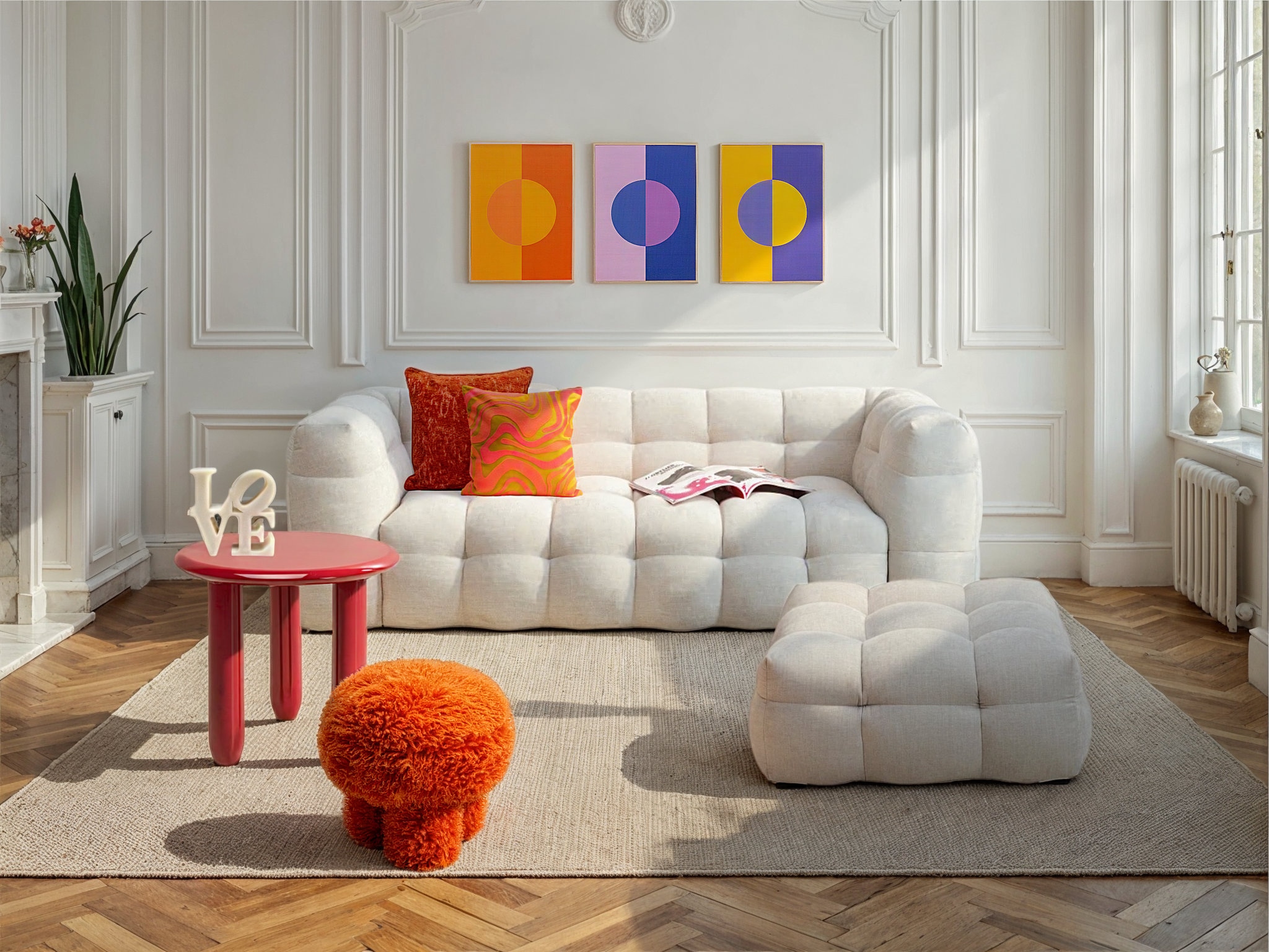 Kare Design Bild mit Rahmen »Gerahmtes Bild Mondphase« Set, 3, 3 Stk. tlg.