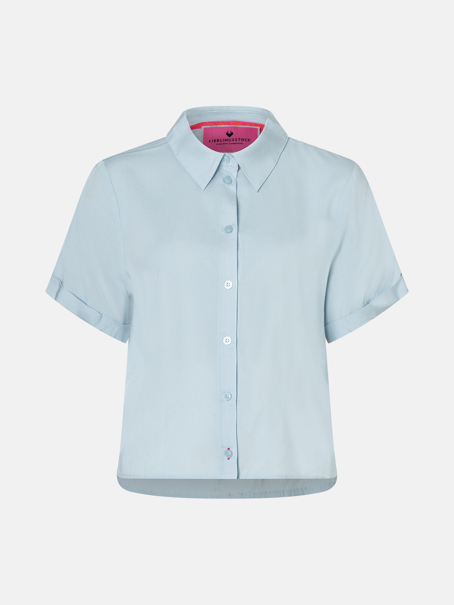 Lieblingsstück Blouse chemise »RulaEP« mit Umschlagsaum an den Ärmeln, lockerer Fit