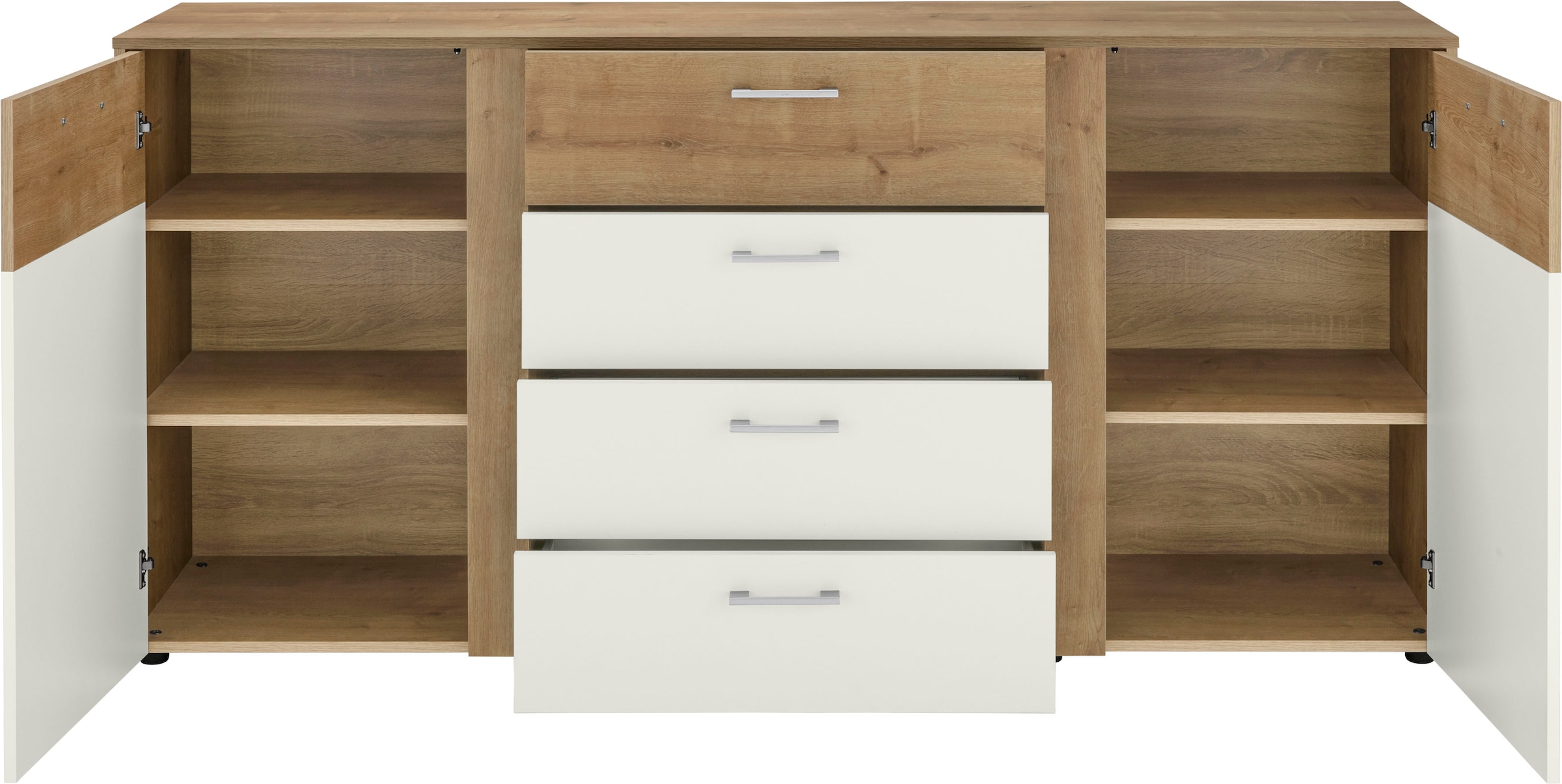 VOGL Möbelfabrik Kommode »Tirent« mit 2 Türen und 4 Schubkästen