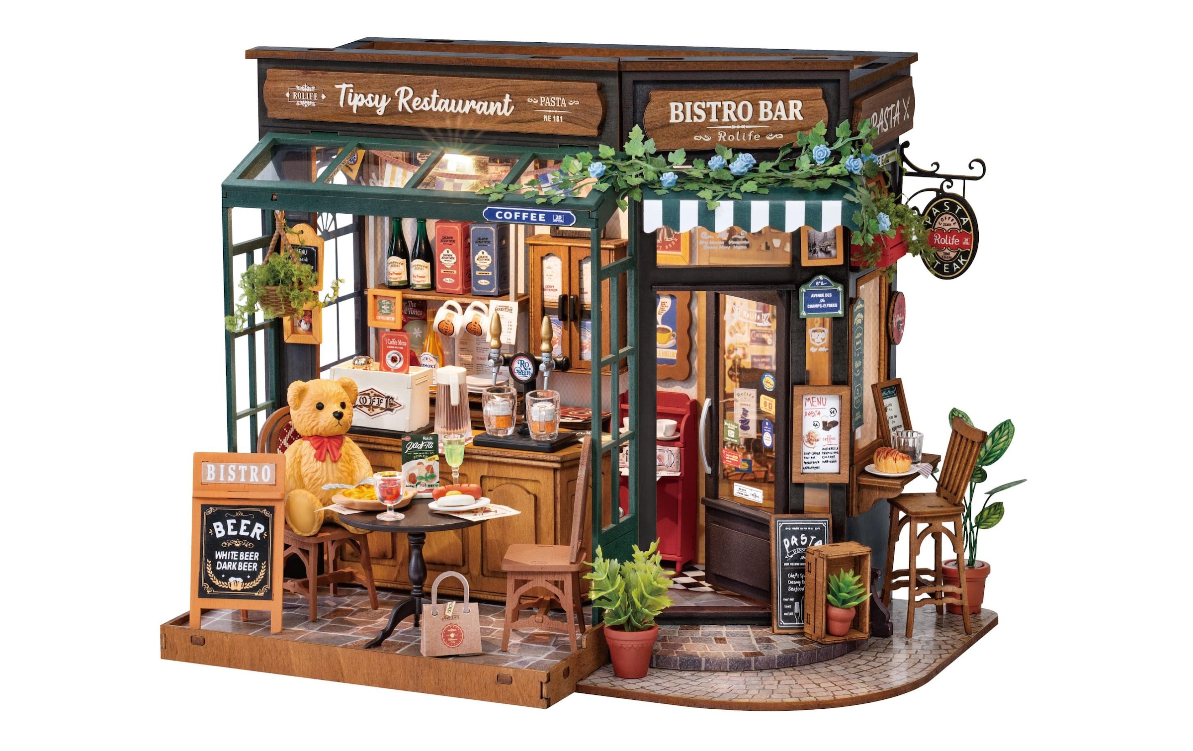   Modellbausatz »RoboTime Tipsy Restaurant 297-teilig«