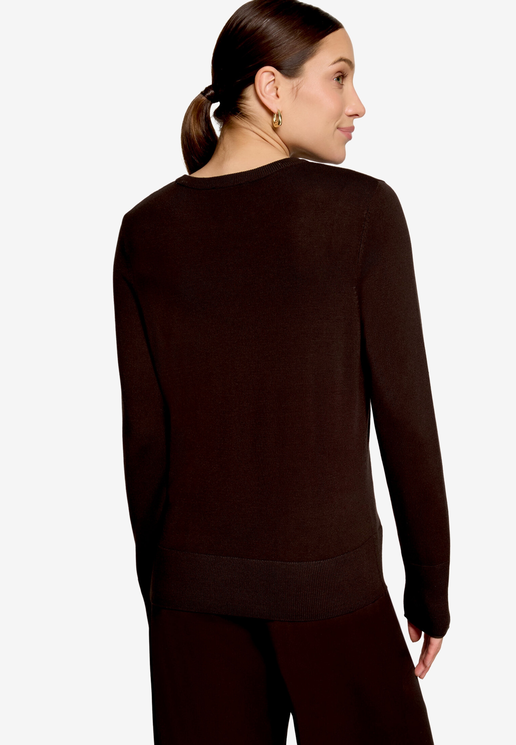 Zero Pull en tricot avec encolure ronde / viscose