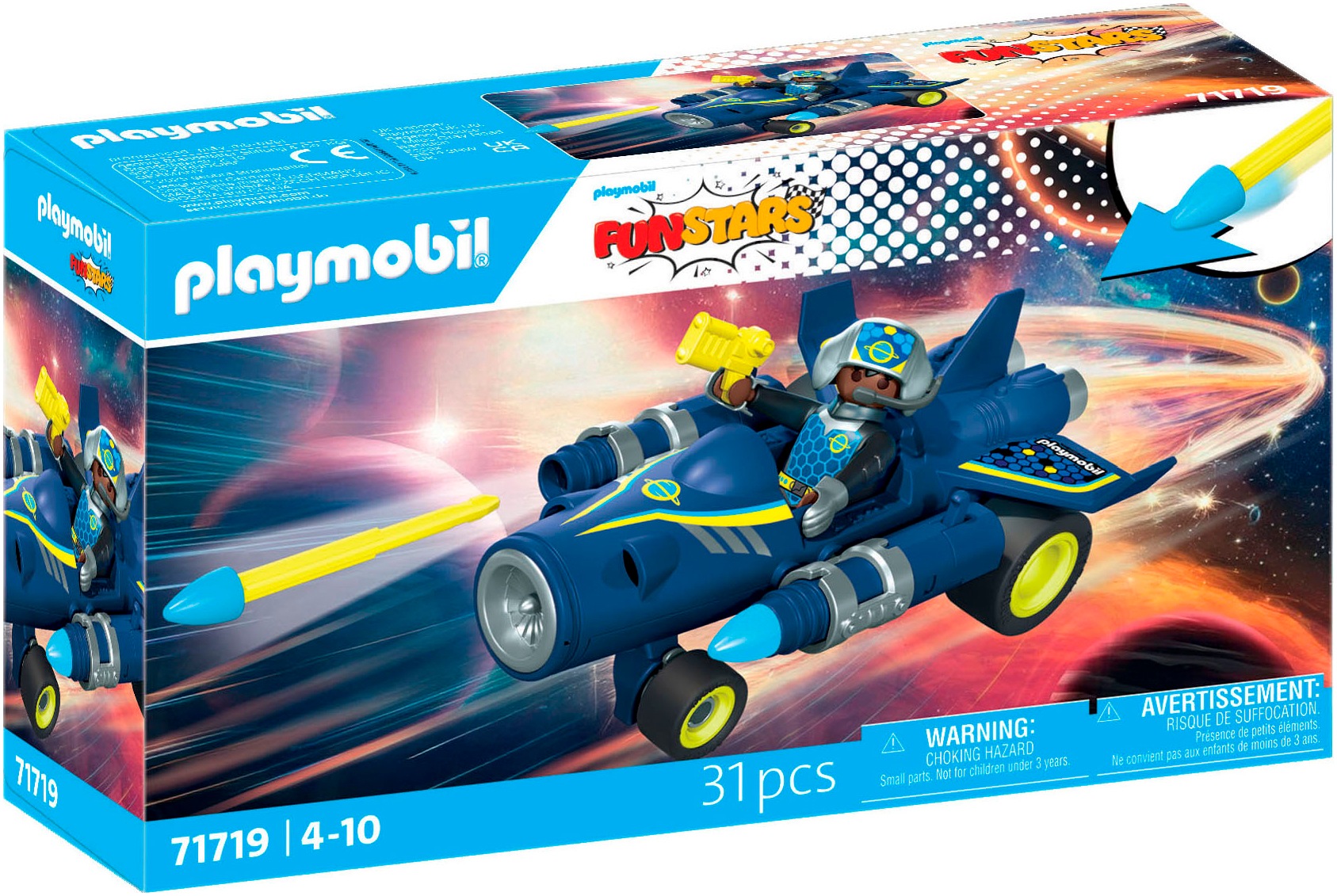 Playmobil® Konstruktions-Spielset »Rasender Space-Jet (71719), Funstars« Made in Europe