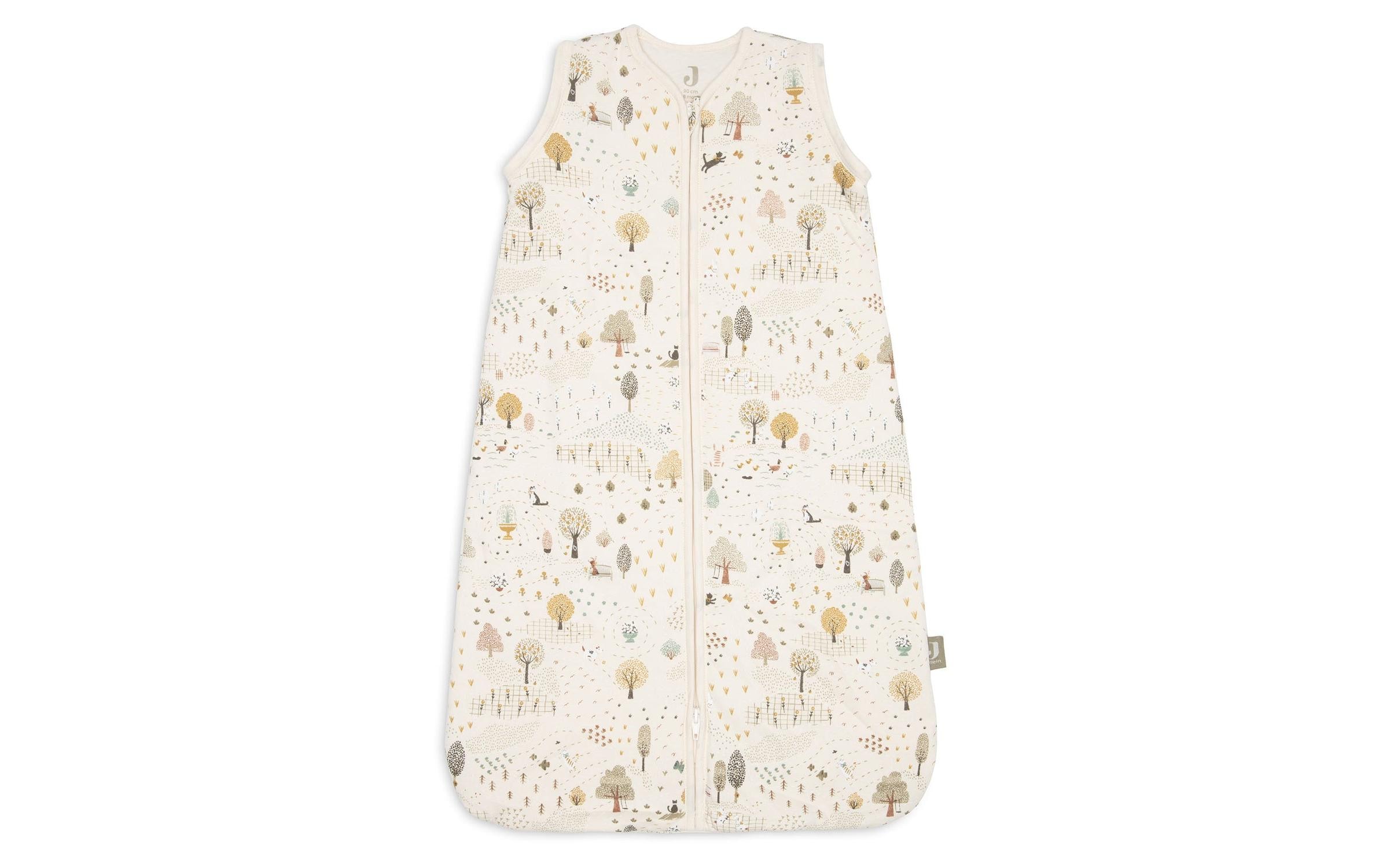 Jollein Sac de couchage pour bébé »Tiny Park 90 cm« Sac de couchage doublé avec manches amovibles