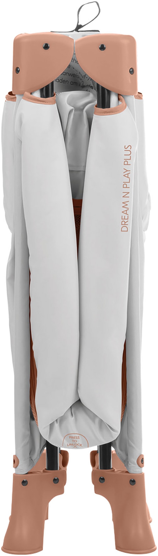 Hauck Baby-Reisebett »Dream N Play Plus, Dusty Cork« Vorderausstieg