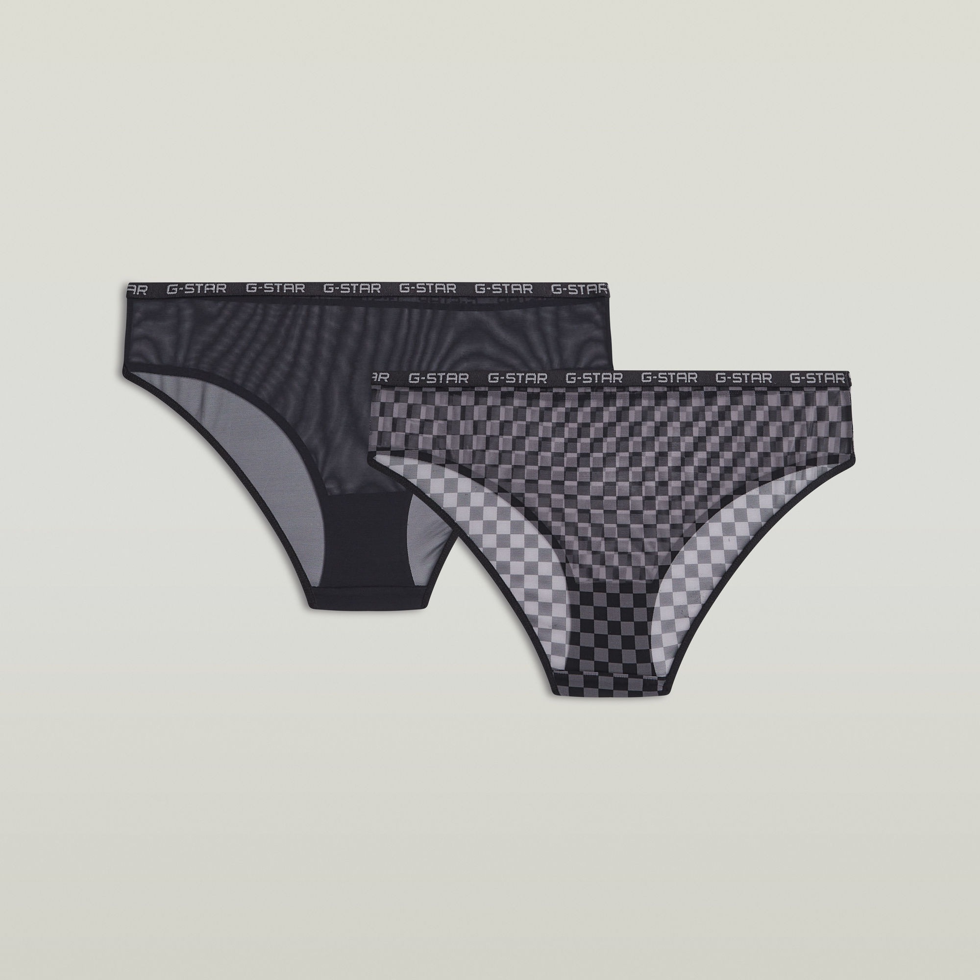 G-STAR Slip brésilien »CHERRY, MESH BRAZILIAN BRIEF« Paquet, 2 cuis aus leichtem Stretchgewebe