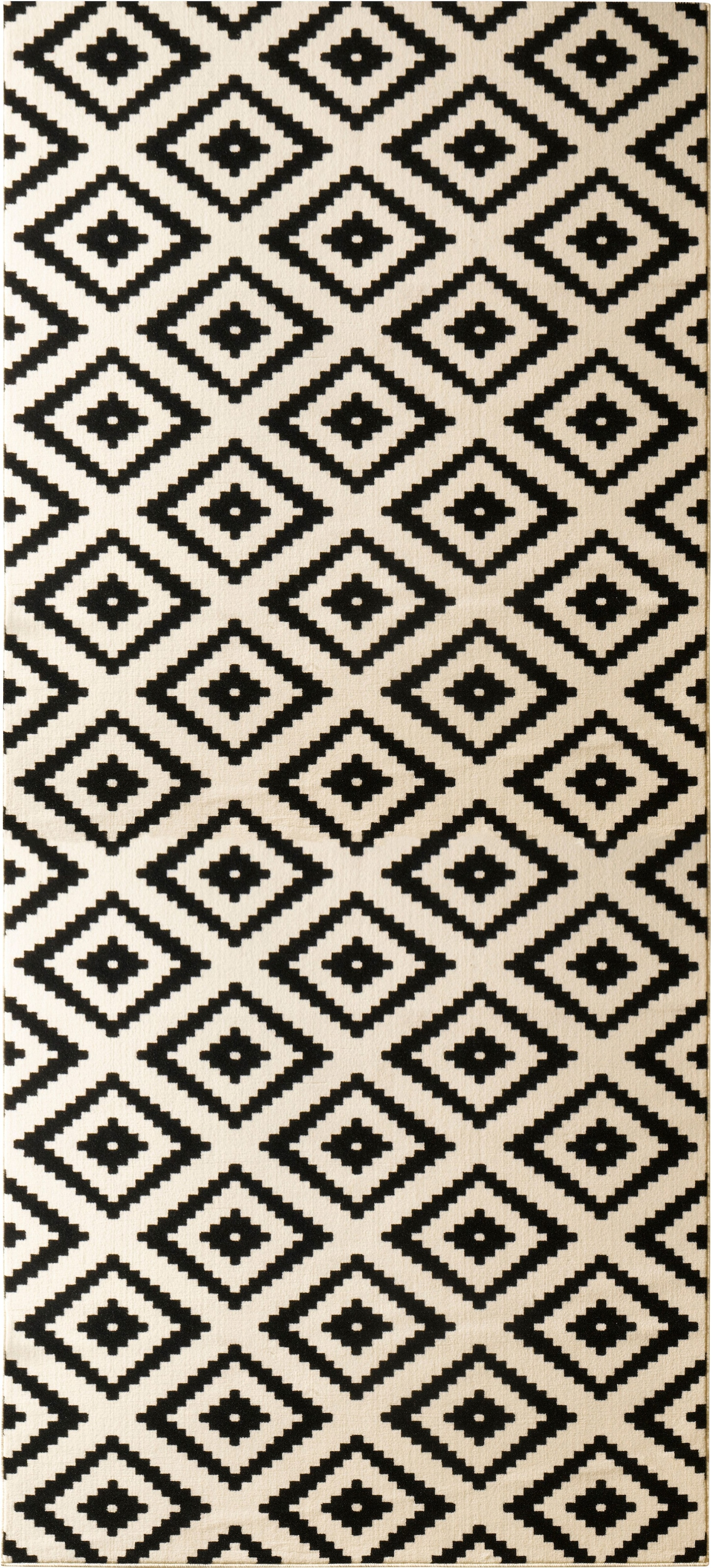 HANSE Home Tapis »Raute« Rectangulaire 9 mm Höhe Läufer, Kurzflor, Skandi, Raute, Wohnzimmer, Schlafzimmer, Flur