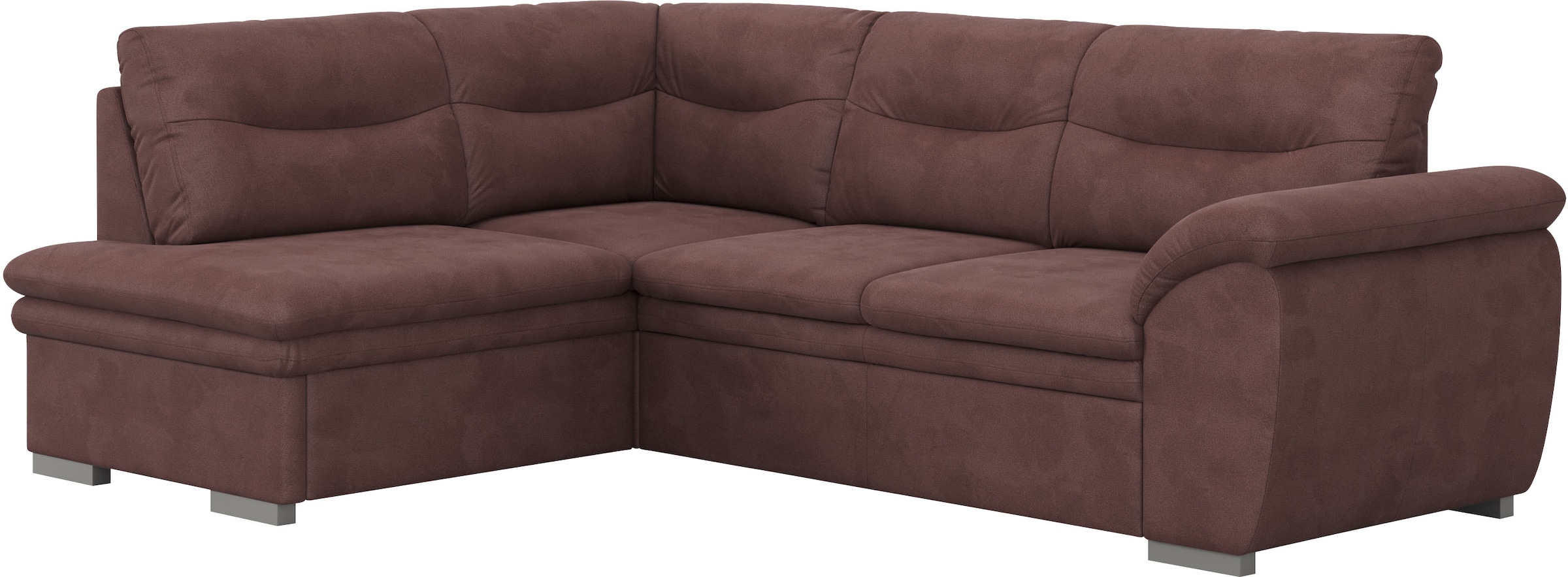 COTTA Ecksofa »Leandra L-Form« wahlweise mit Bettfunktion & Bettkasten