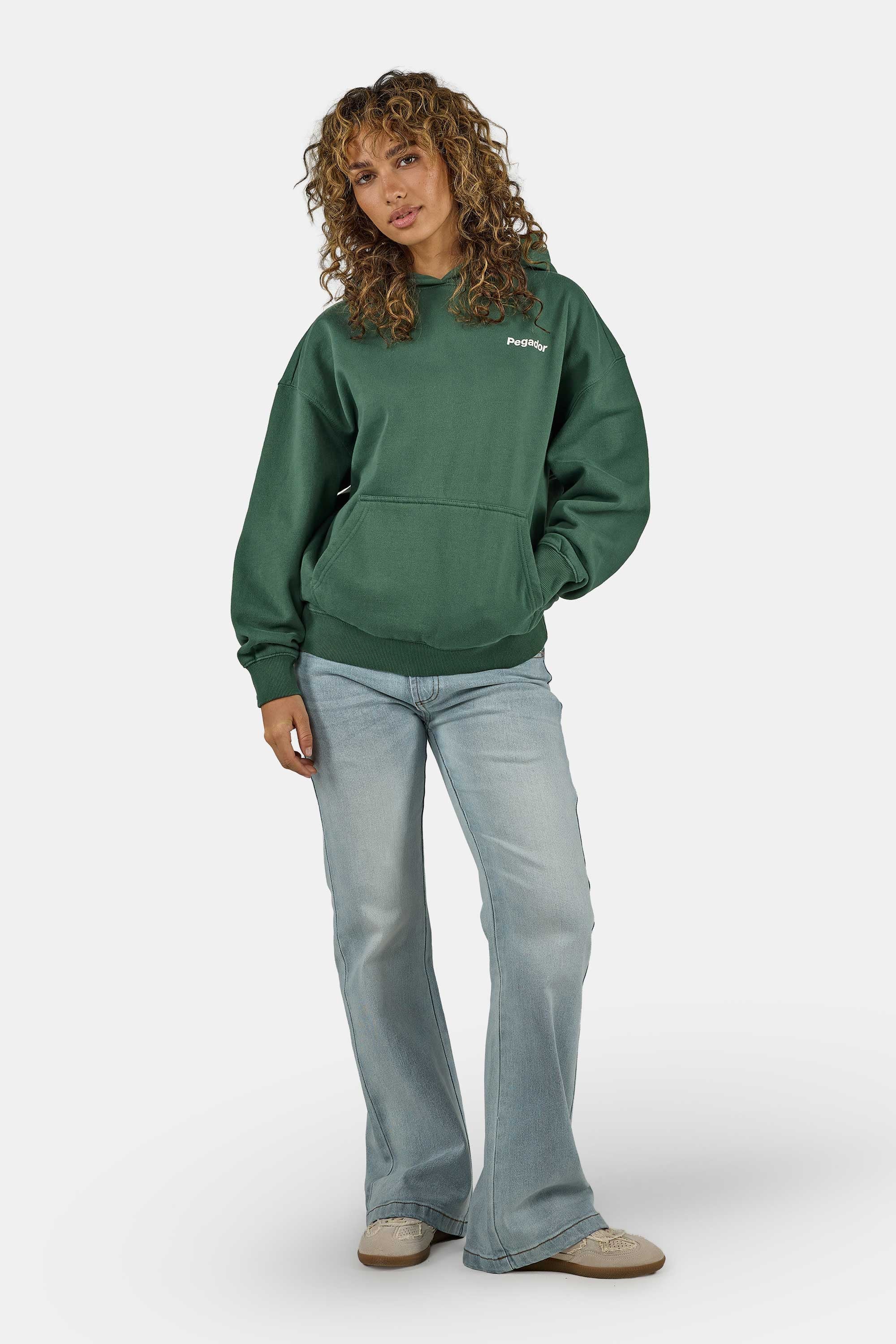 PEGADOR Sweat à capuche »Miravet Oversized Hoodie«, mélange de coton, oversize
