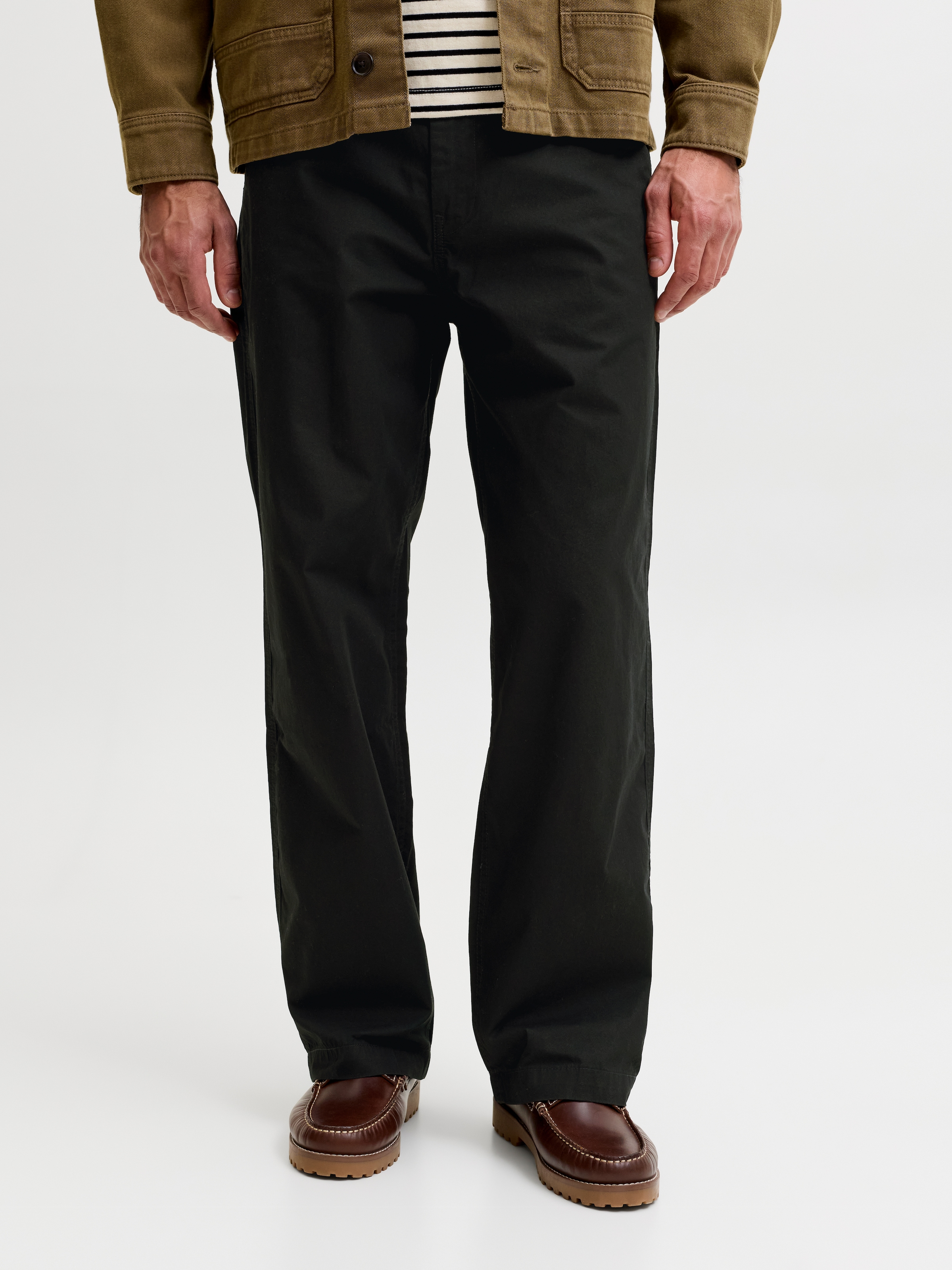Jack & Jones Chinos »JPSTBILL DREW CHINO NOOS«  Baumwolle, weit geschnitten