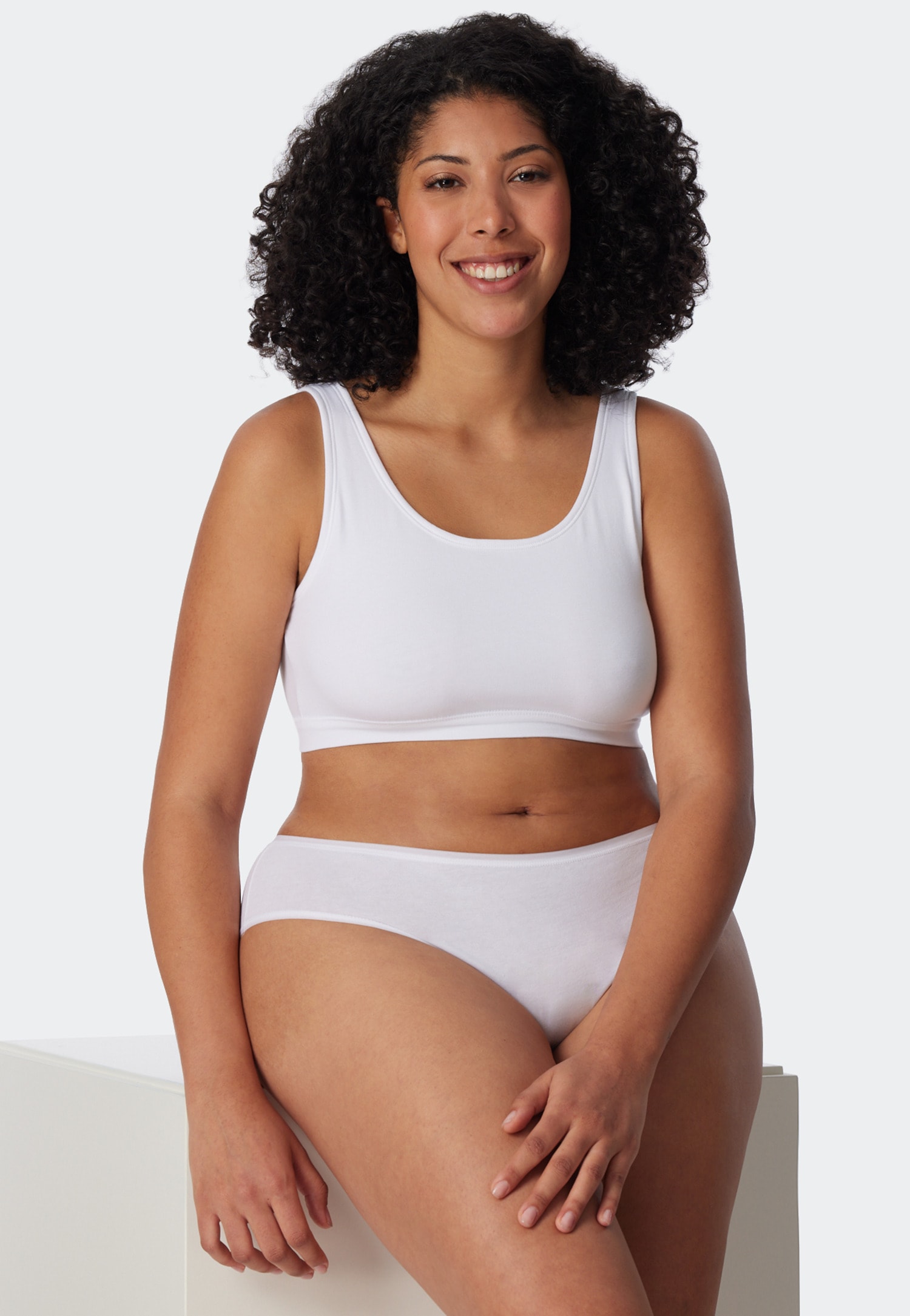 Schiesser Bustier »95/5« pack de 2,  avec bande élastique sous la poitrine