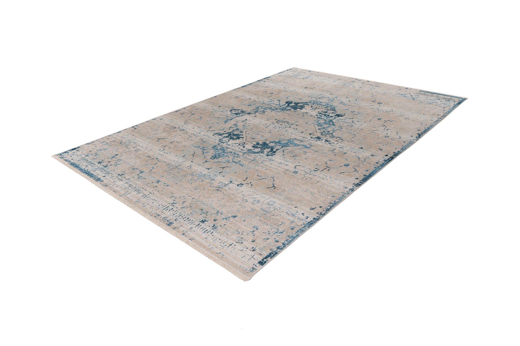 Kayoom Teppich »Milan 225« rechteckig 5 mm Höhe ca. 436.800 Points/qm, Kurzflorteppich, weiche Haptik, hochwertig