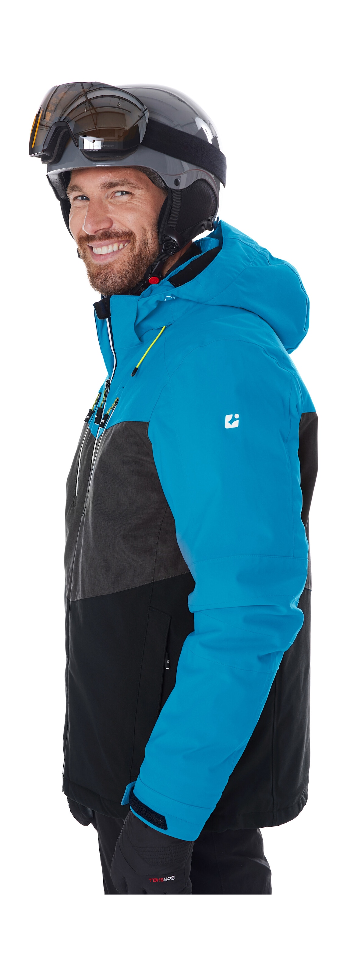 Killtec Veste de ski »KSW 45 MN SKI JCKT« Trendige, wasserdichte Skijacke mit abnehmbarer Kapuze und Schneefang