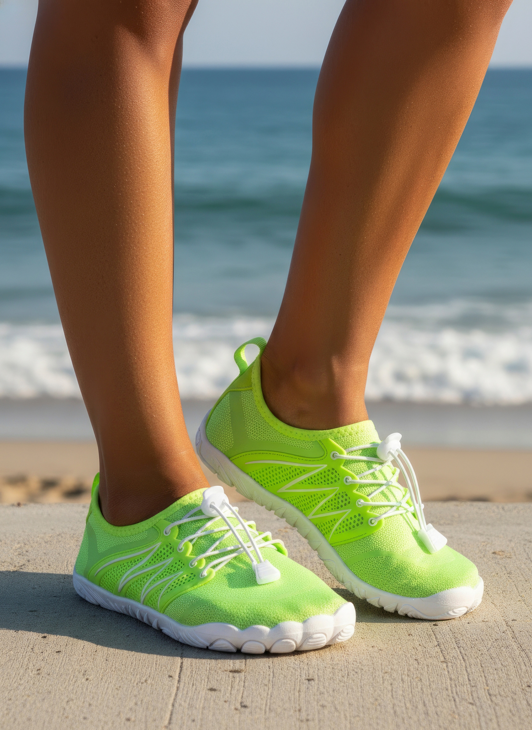 Venice Beach Chaussure de bain »Aquaschuh, Slipper, Wasserschuh«  mit elastischen Bändern für schnelles Reinschlüpfen ultraleicht VEGAN