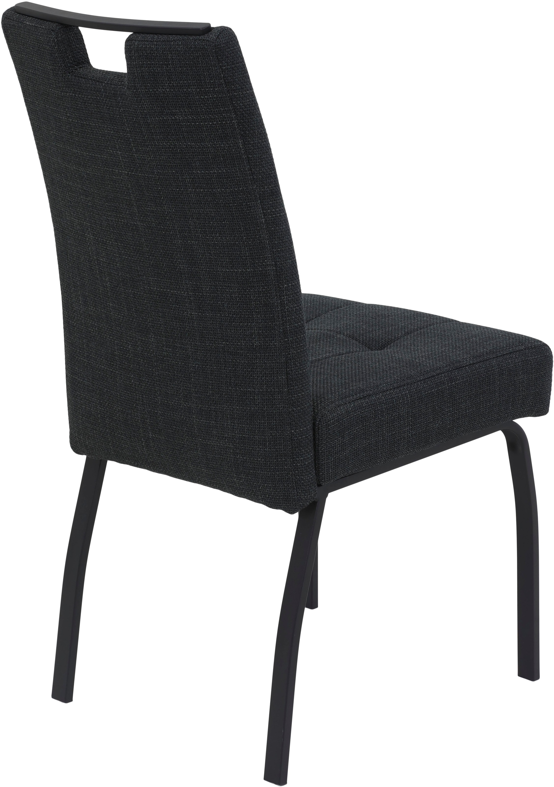 HELA Chaise à 4 pieds »LINZ, Esszimmerstuhl, Komfortstuhl« (Set) 2 cuisXL-Sitz,elegante Griffleiste,Komfortsitz mit Federkern,140kg belastbar