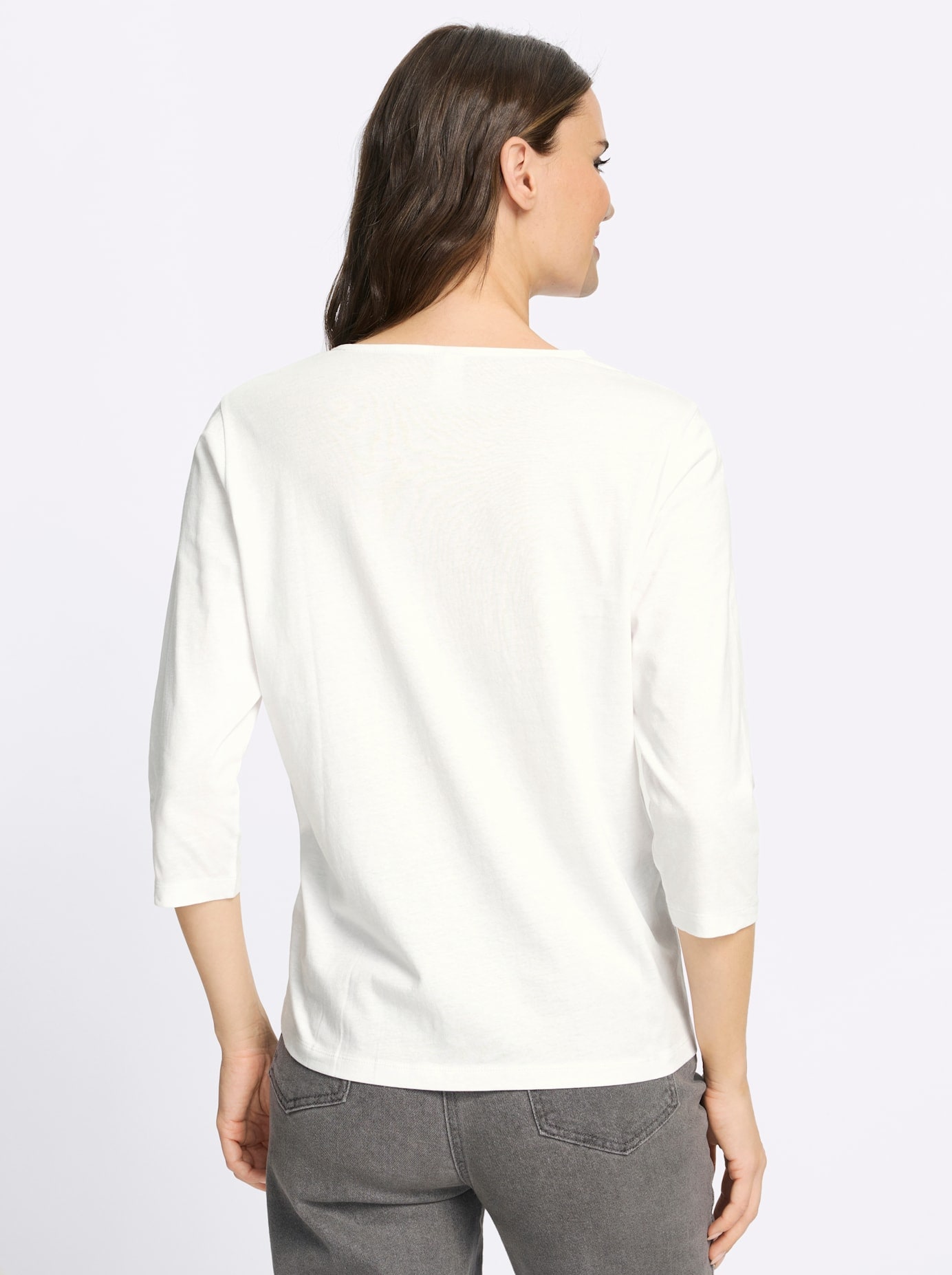 Classic Basics Shirt à col rond »3/4-Arm-Shirt« 1