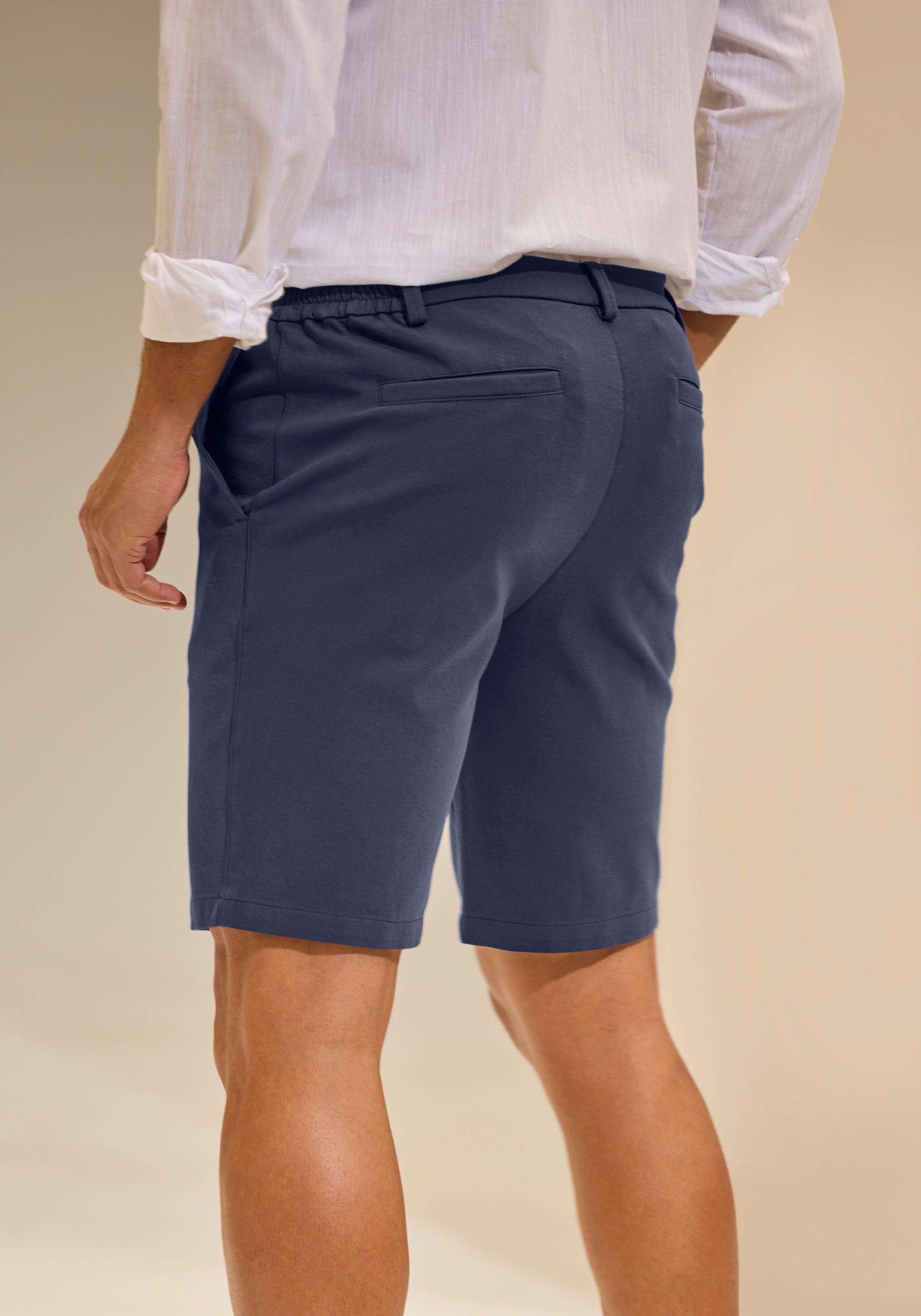 H.I.S Short », Dehnbund-Hose mit seitlichem Gummizug,  auch in grossen Grössen«  Ceinture confort - particulièrement confortable