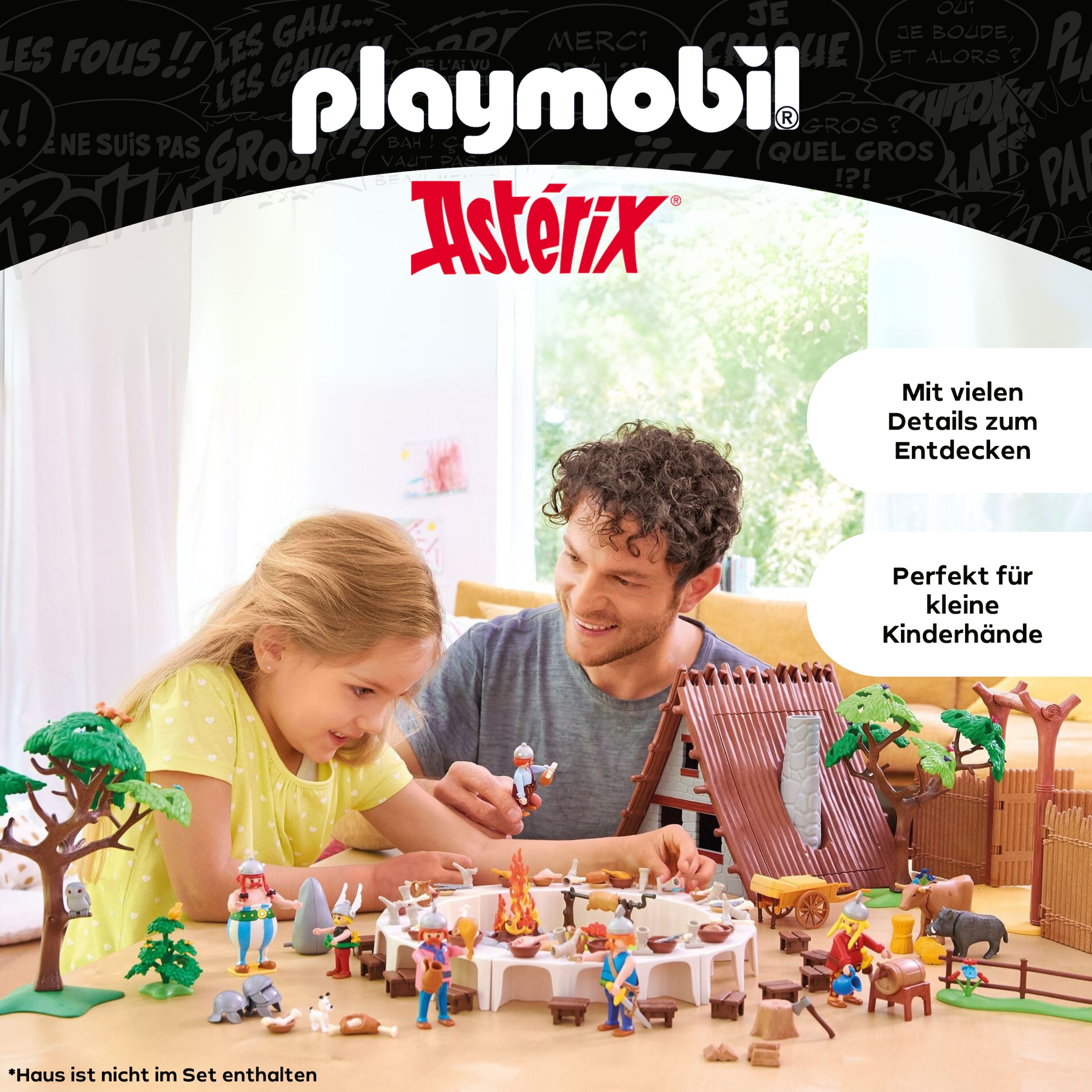 Playmobil® Jeu de construction »Asterix: Das Dorfbankett (71827), Playmobil Asterix« Made in Europe