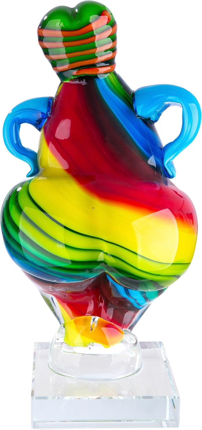 GILDE Sculpture »Figur Kim mehrfarbig« Figurine en verre motif femme, objet design, travail artisanal, art moderne