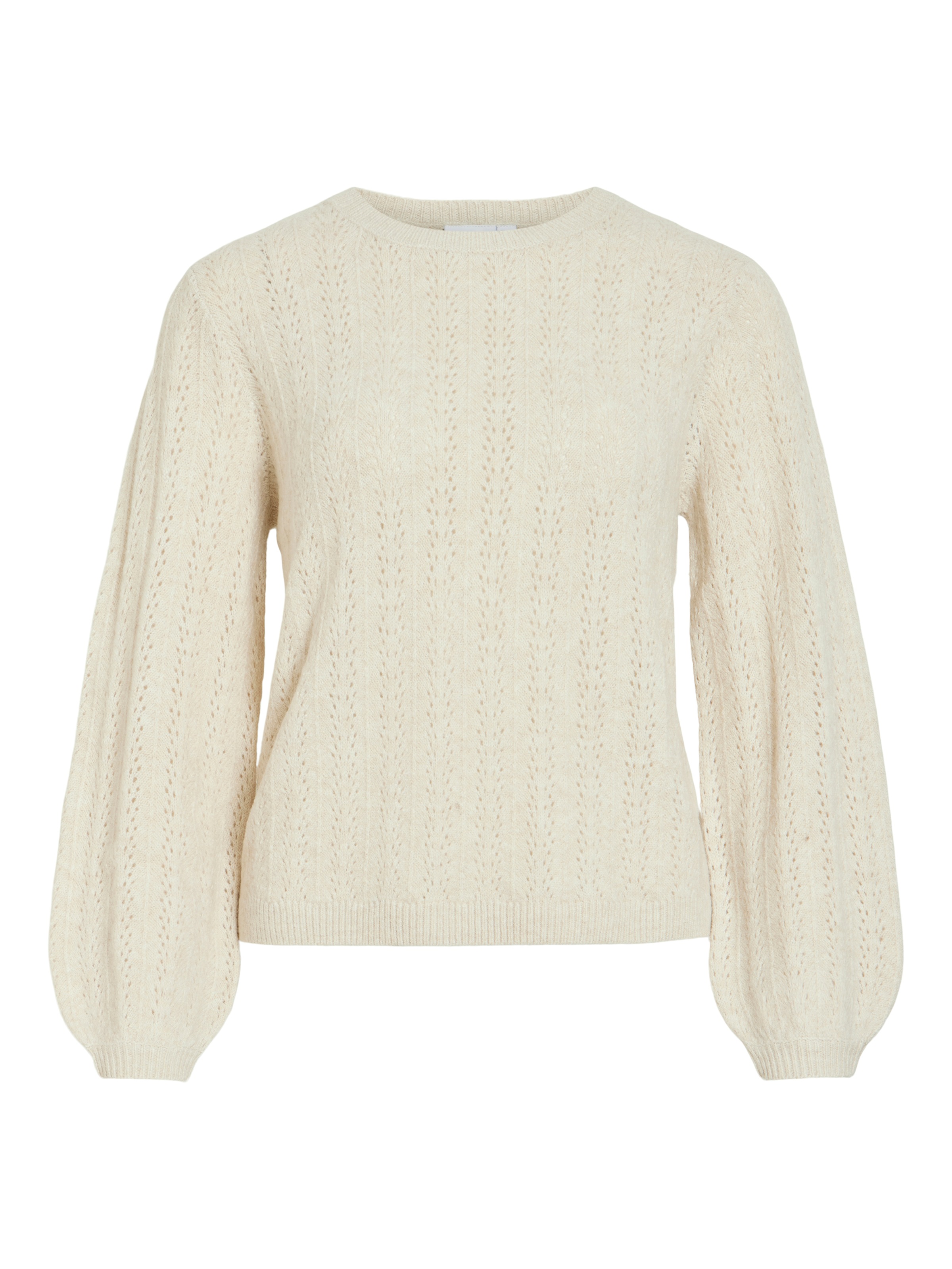 Vila Pull en tricot »VILIGA POINTELLE L/S O-NECK TOP -NOOS« mélange de matériaux