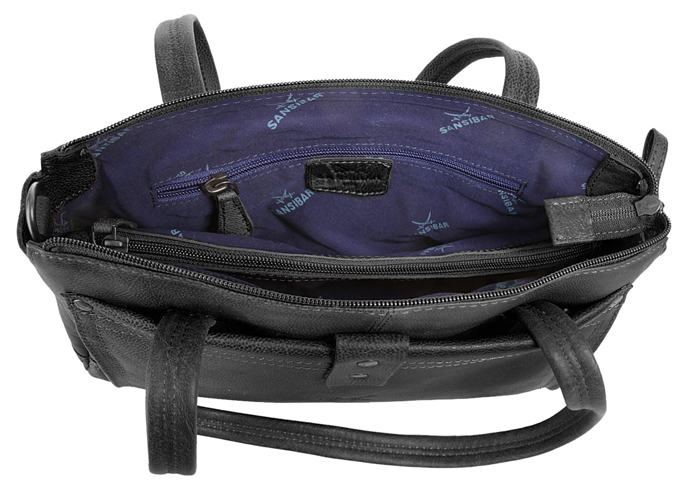 Sansibar Sac à bandoulière echt Leder