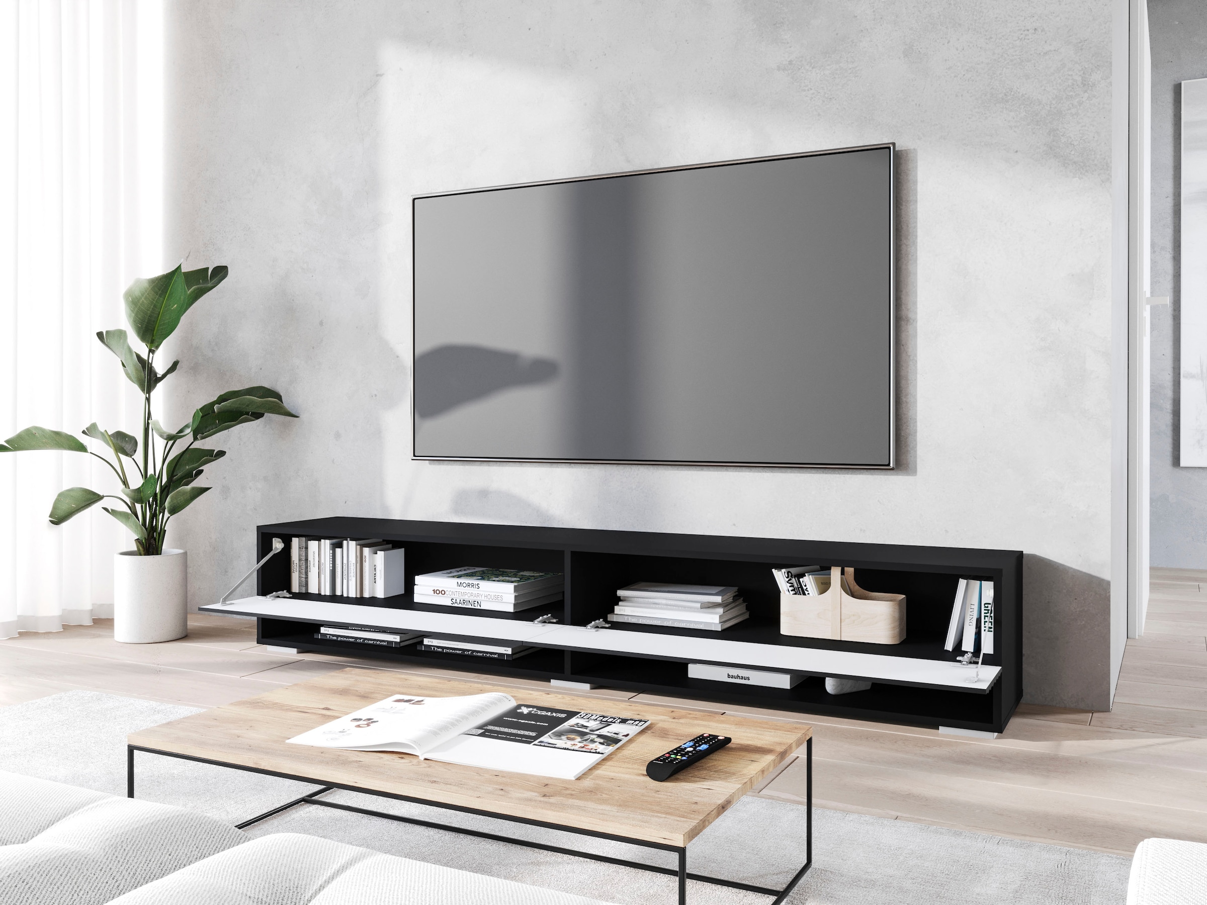 Home affaire Table basse debout et suspendu